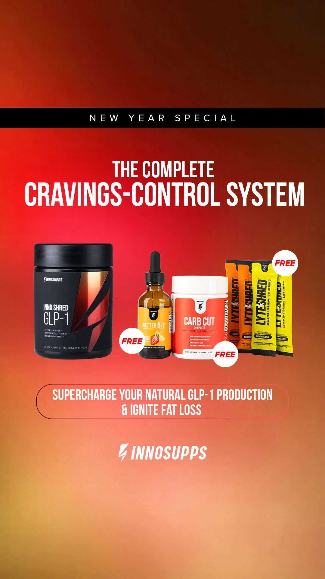 Inno Supps Inno Shred Facebook ad