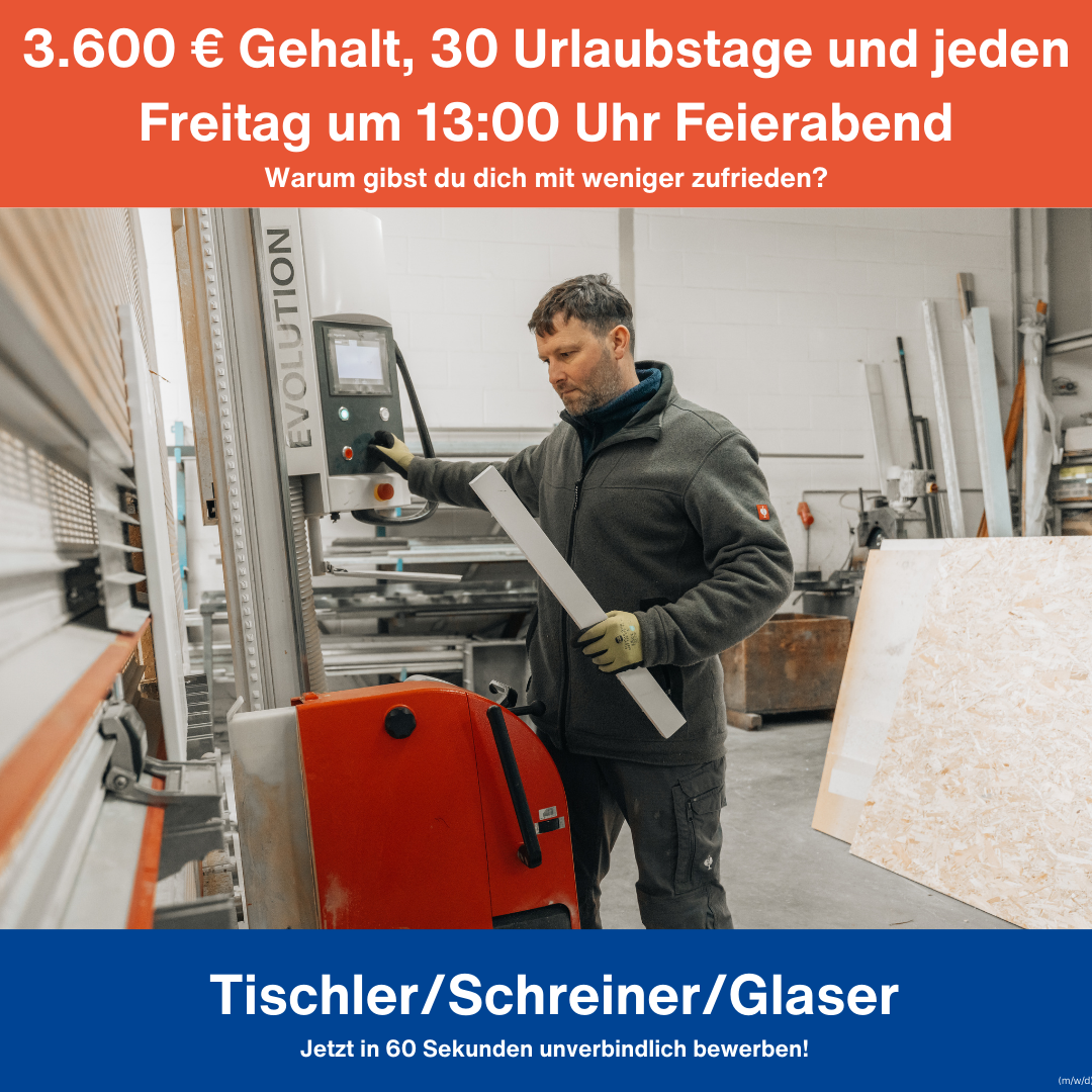 Rieser GmbH Facebook ad: 3.600 € Gehalt/Monat als Fenstermonteur!
