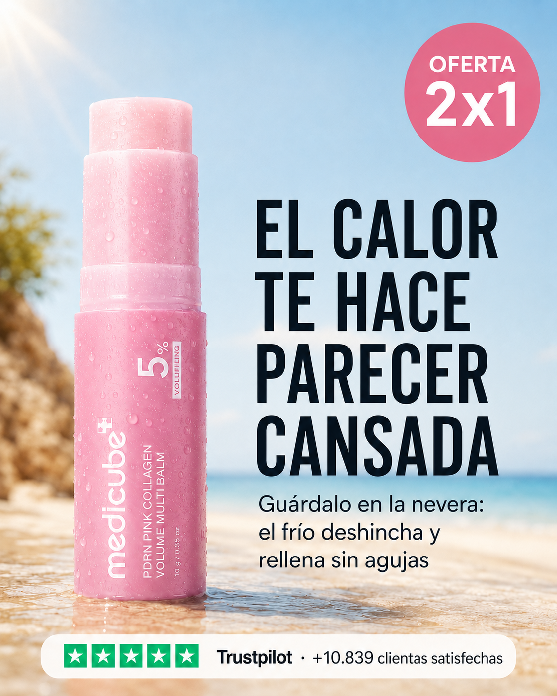 Lisse Facebook ad: Tu piel no necesita más hidratación. Necesita esto.