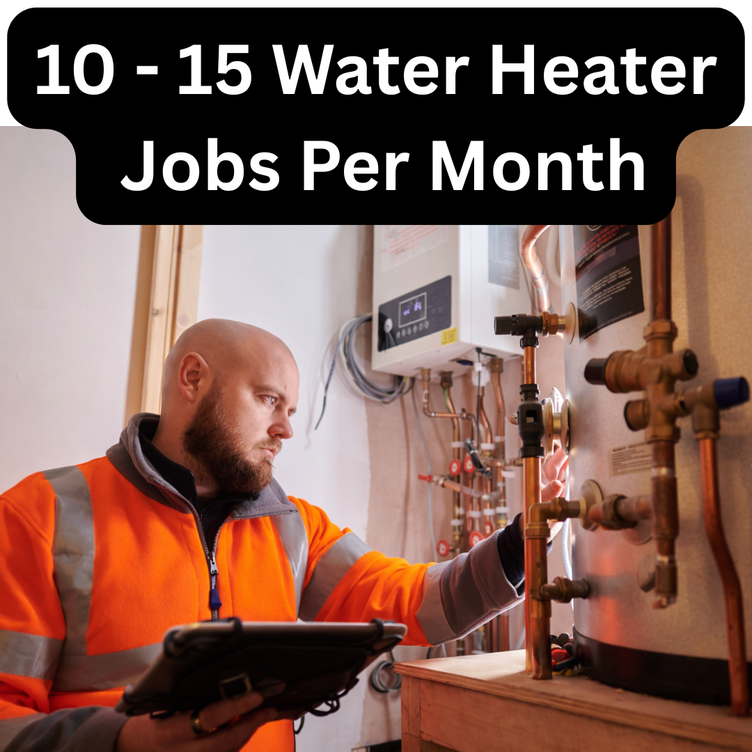 TradeMarked Consulting Facebook ad: 10+ Water Heater Install/month