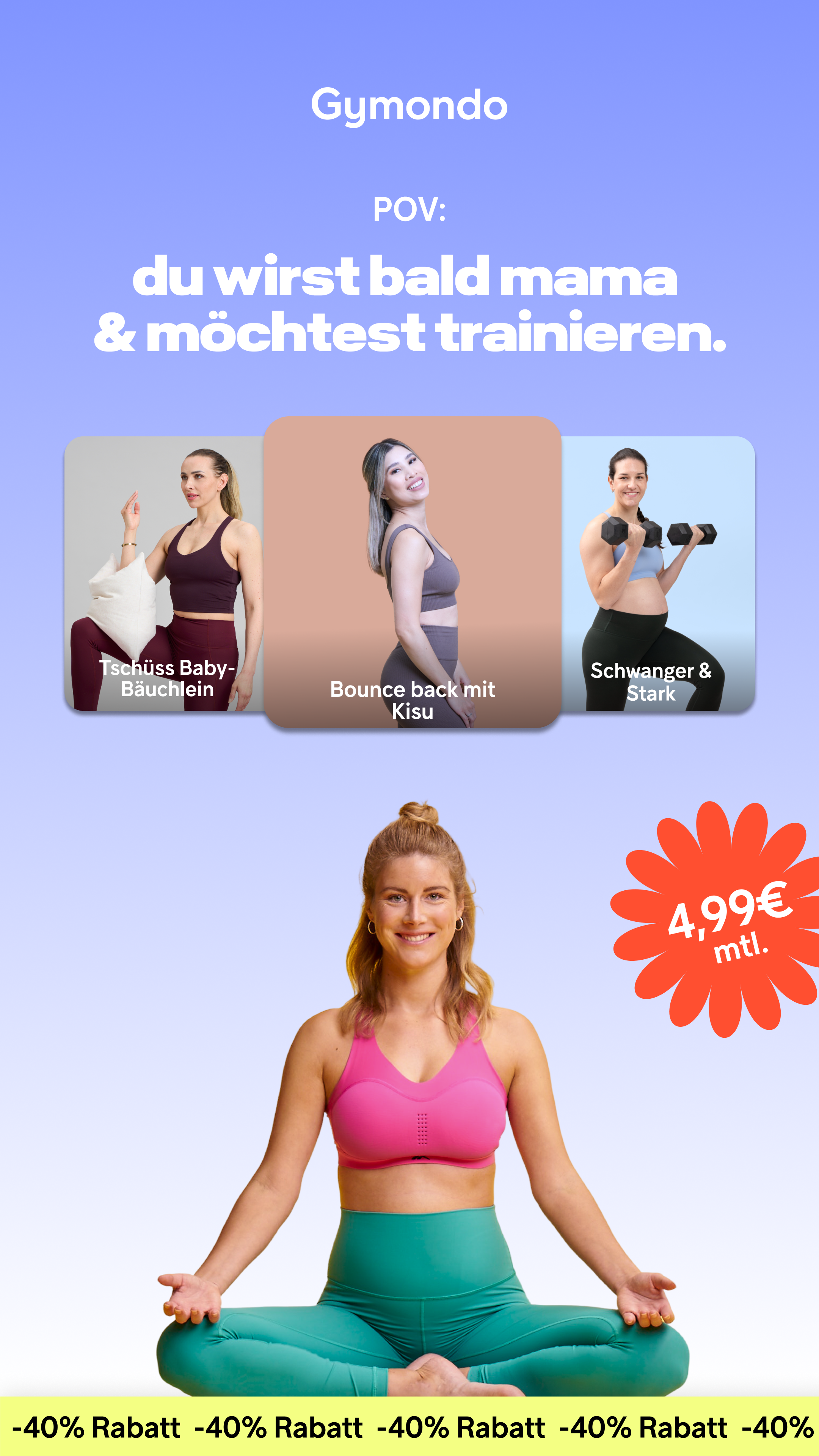 Gymondo Facebook ad