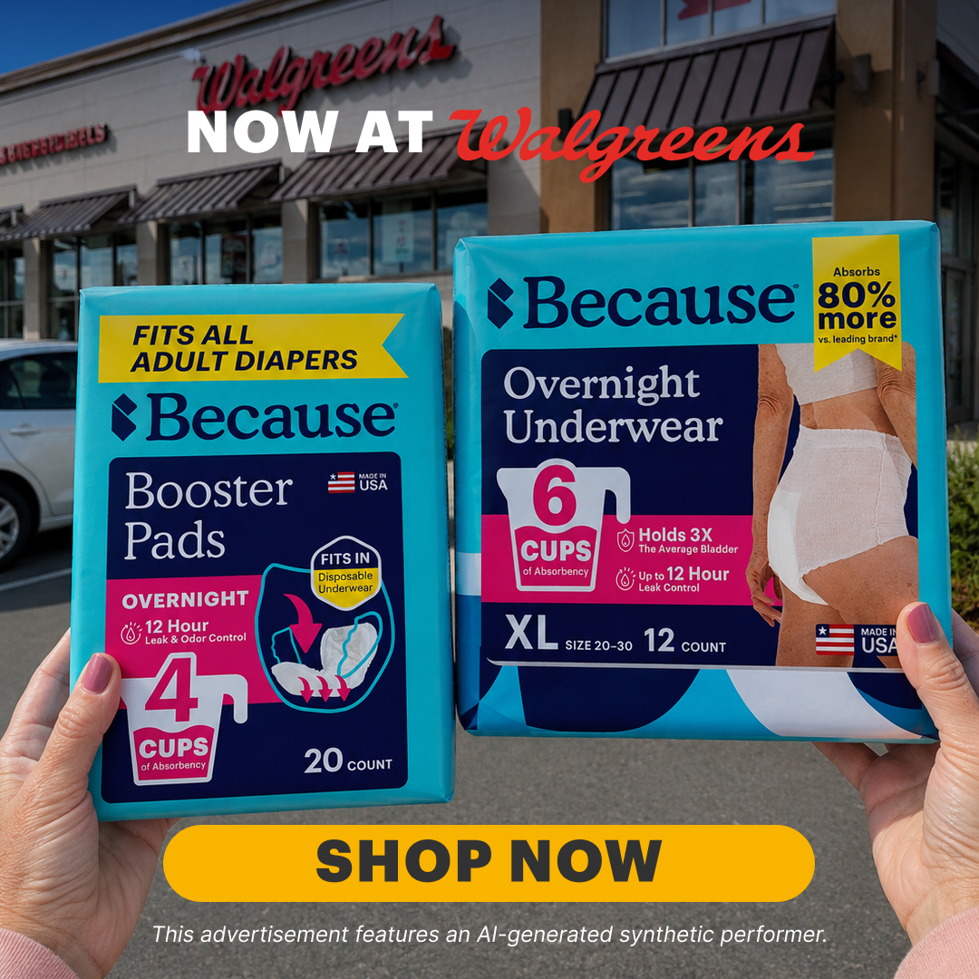 Because Facebook ad: NEW at Walgreens