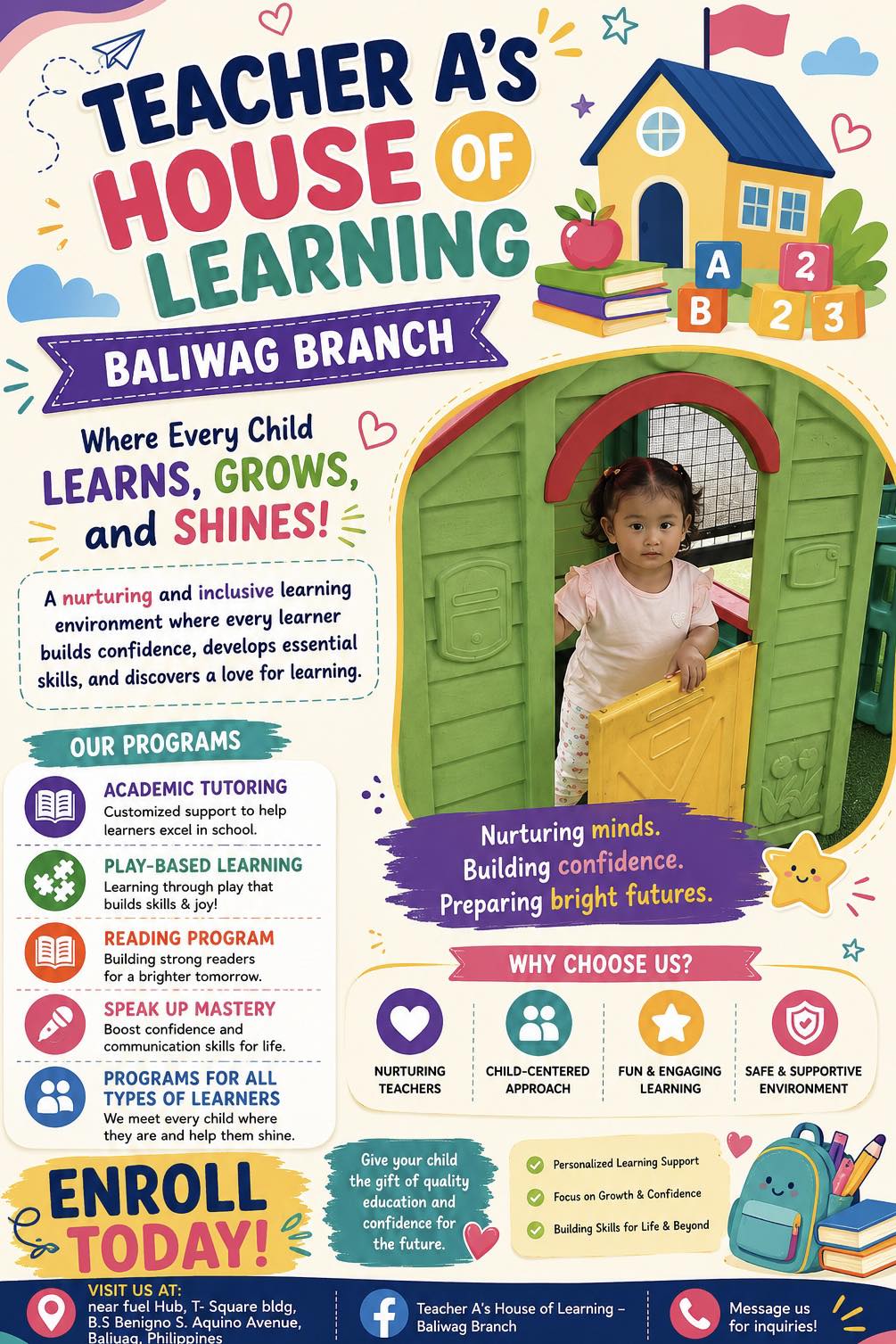 Teacher A’s House of Learning - Baliwag Bulacan Branch  Facebook ad