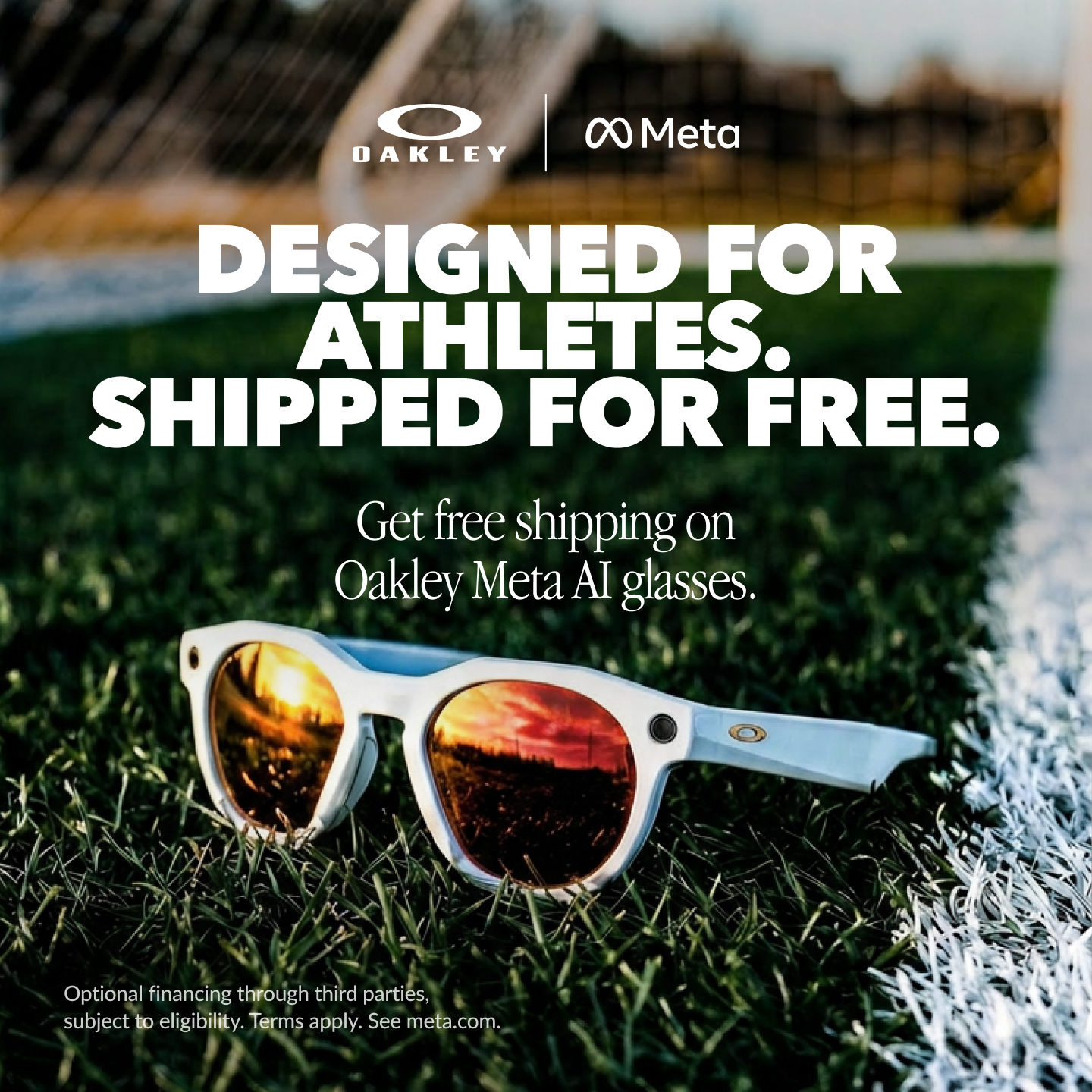 Oakley Meta Facebook ad