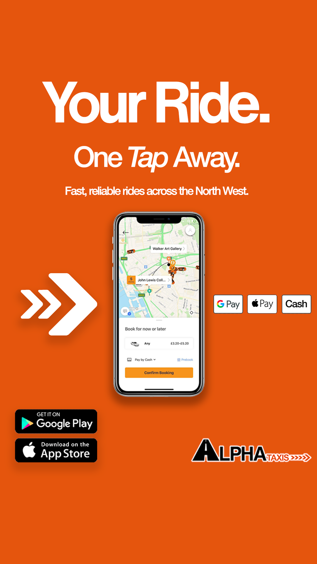 Alpha Taxis Recruitment Facebook ad