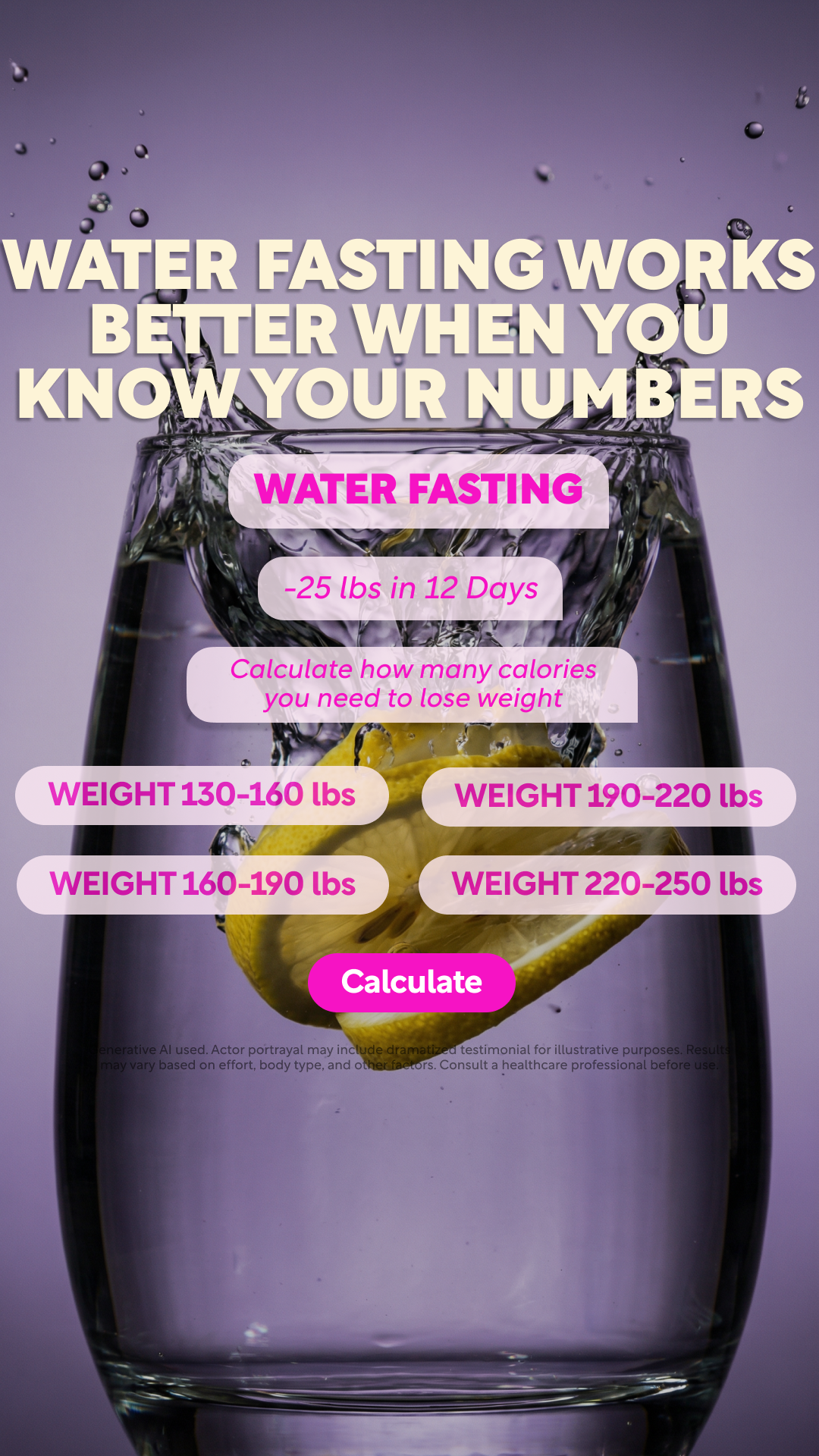 Nia Intermittent Fasting Facebook ad