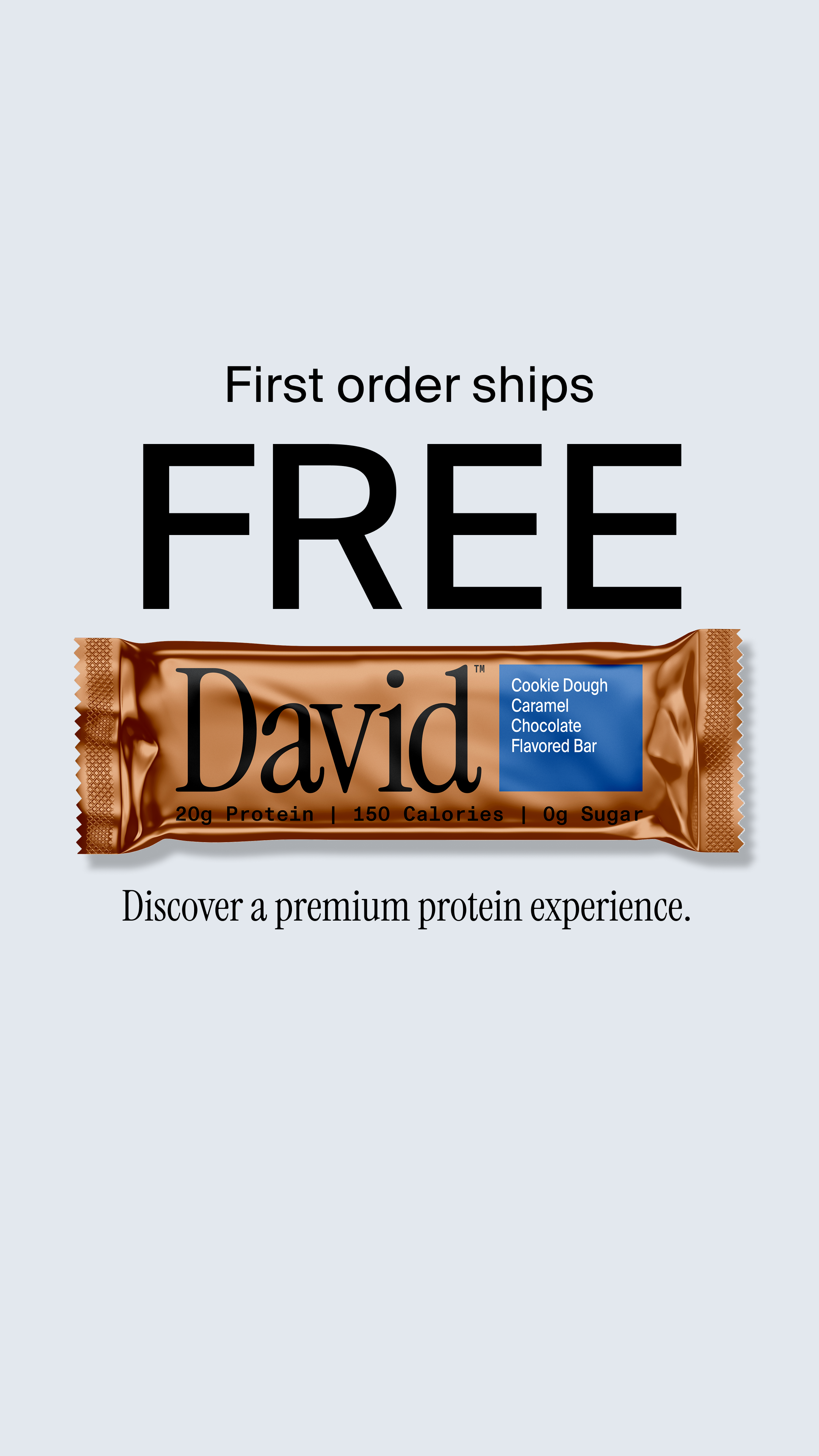 David Protein Facebook ad