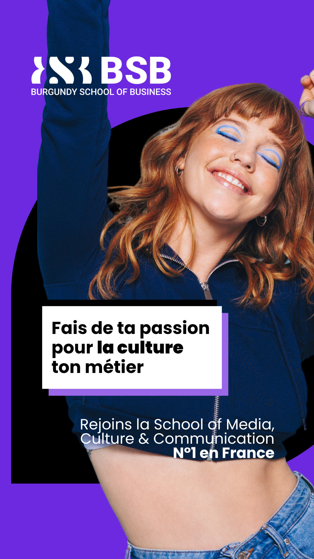 BSB - Burgundy School of Business Facebook ad from Apr 29, 2026
