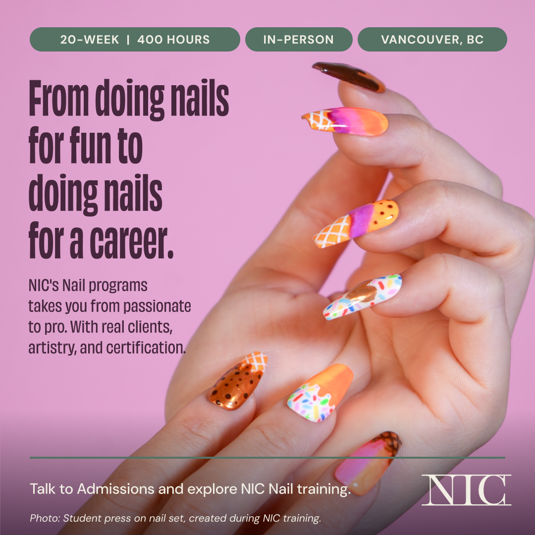New Image College Facebook ad: Get Comprehensive Nail Tech Training
