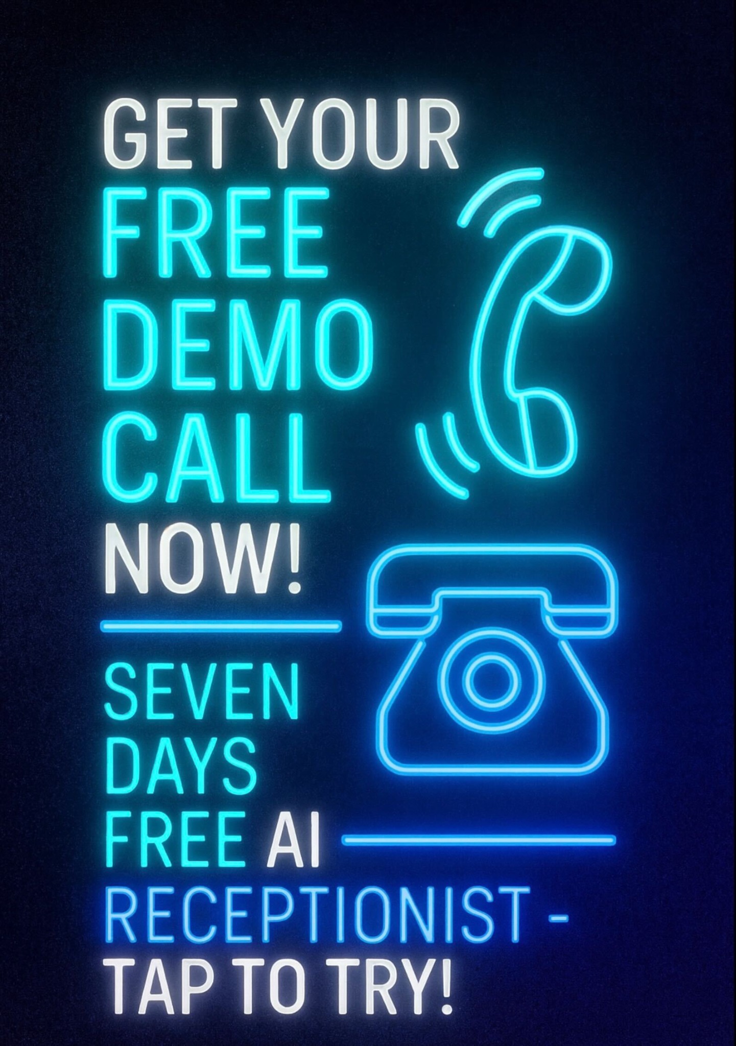 Messapps Facebook ad: The Receptionist That Never Misses a Call