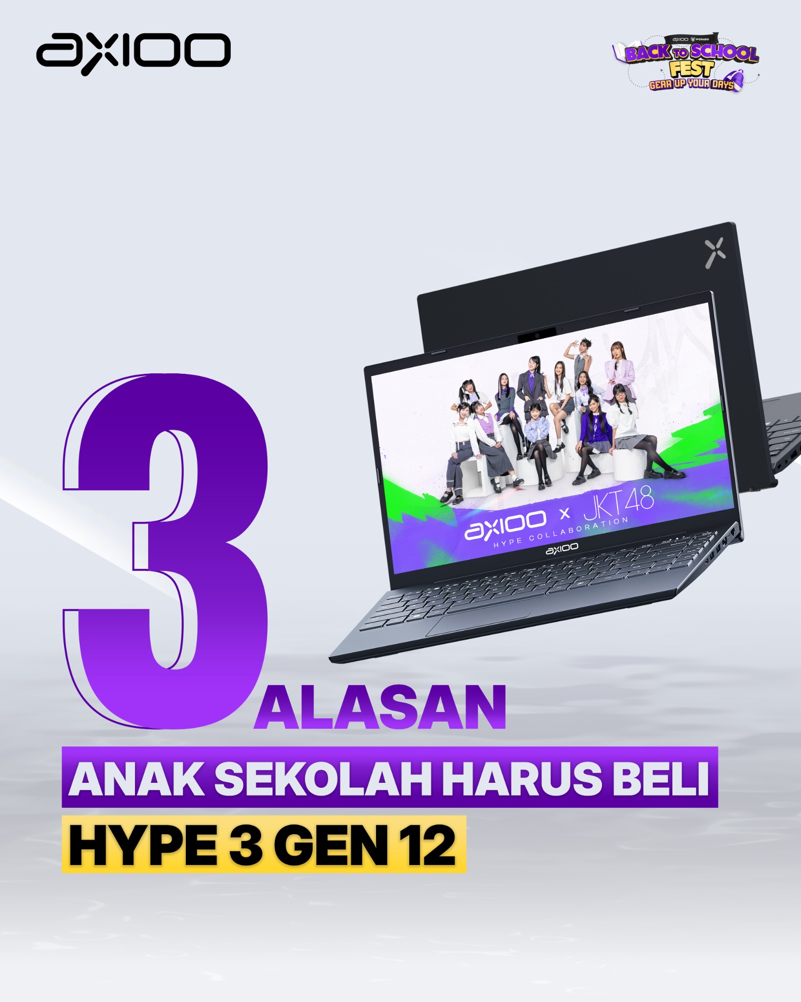 Axioo Indonesia Facebook ad