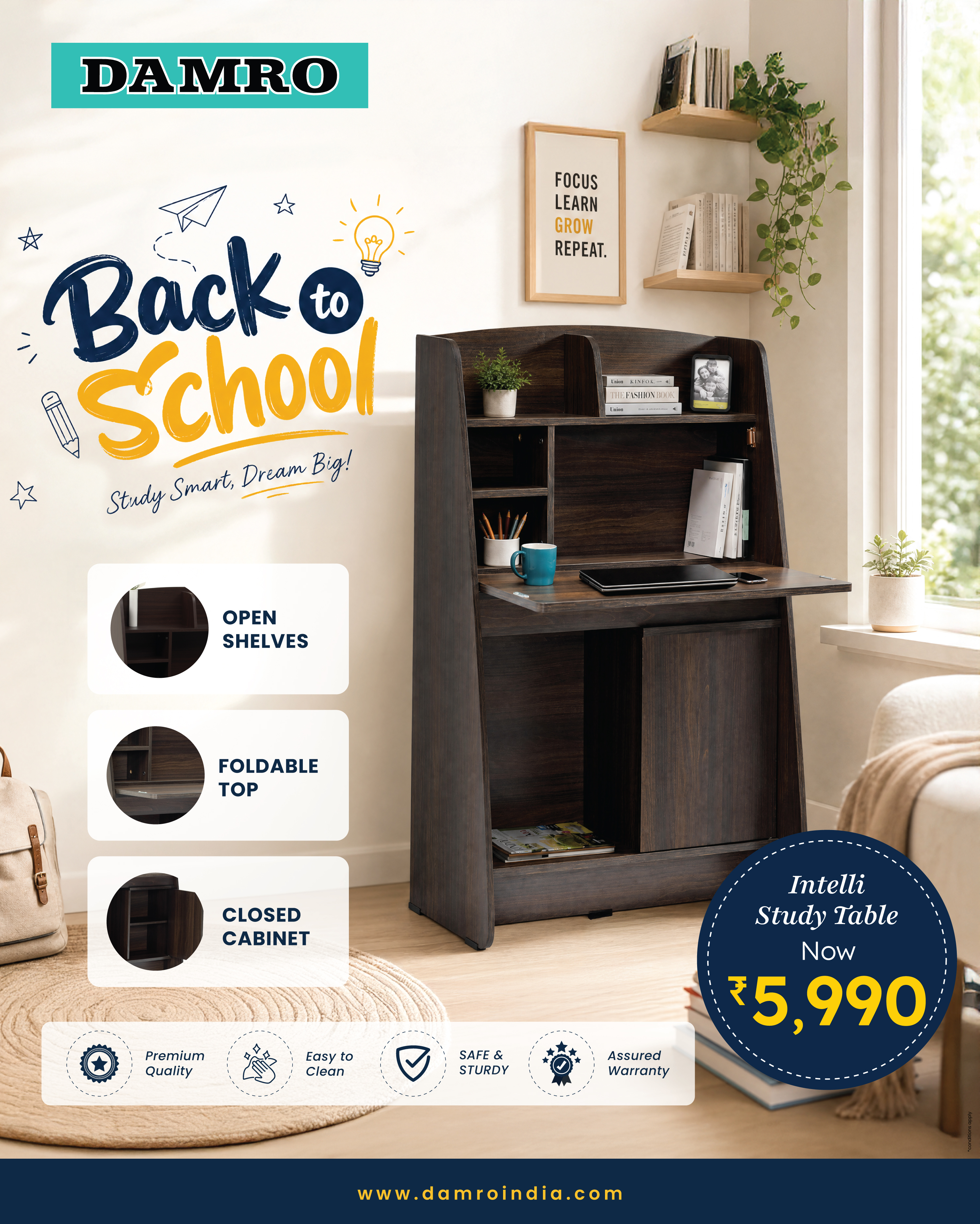 Damro Furniture Chhattisgarh Facebook ad