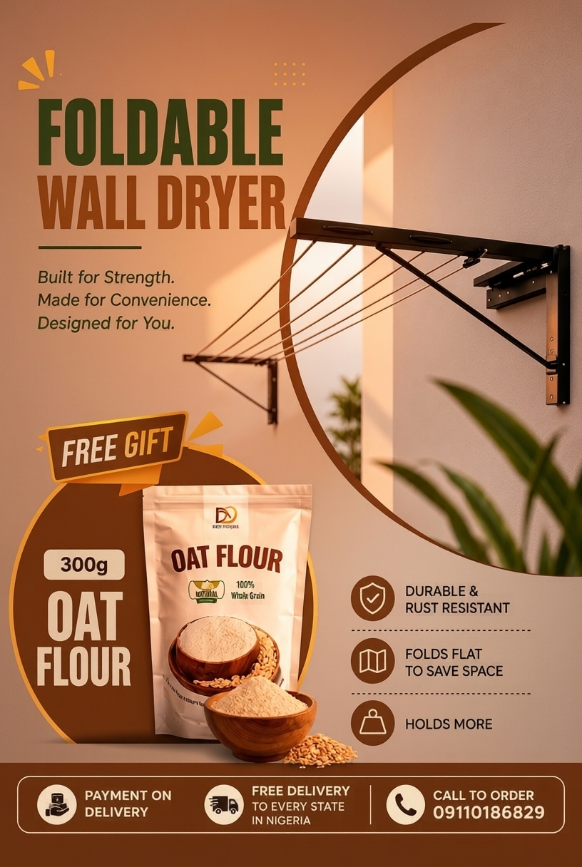Smart Home Essentials Facebook ad: Enjoy More Drying Space.