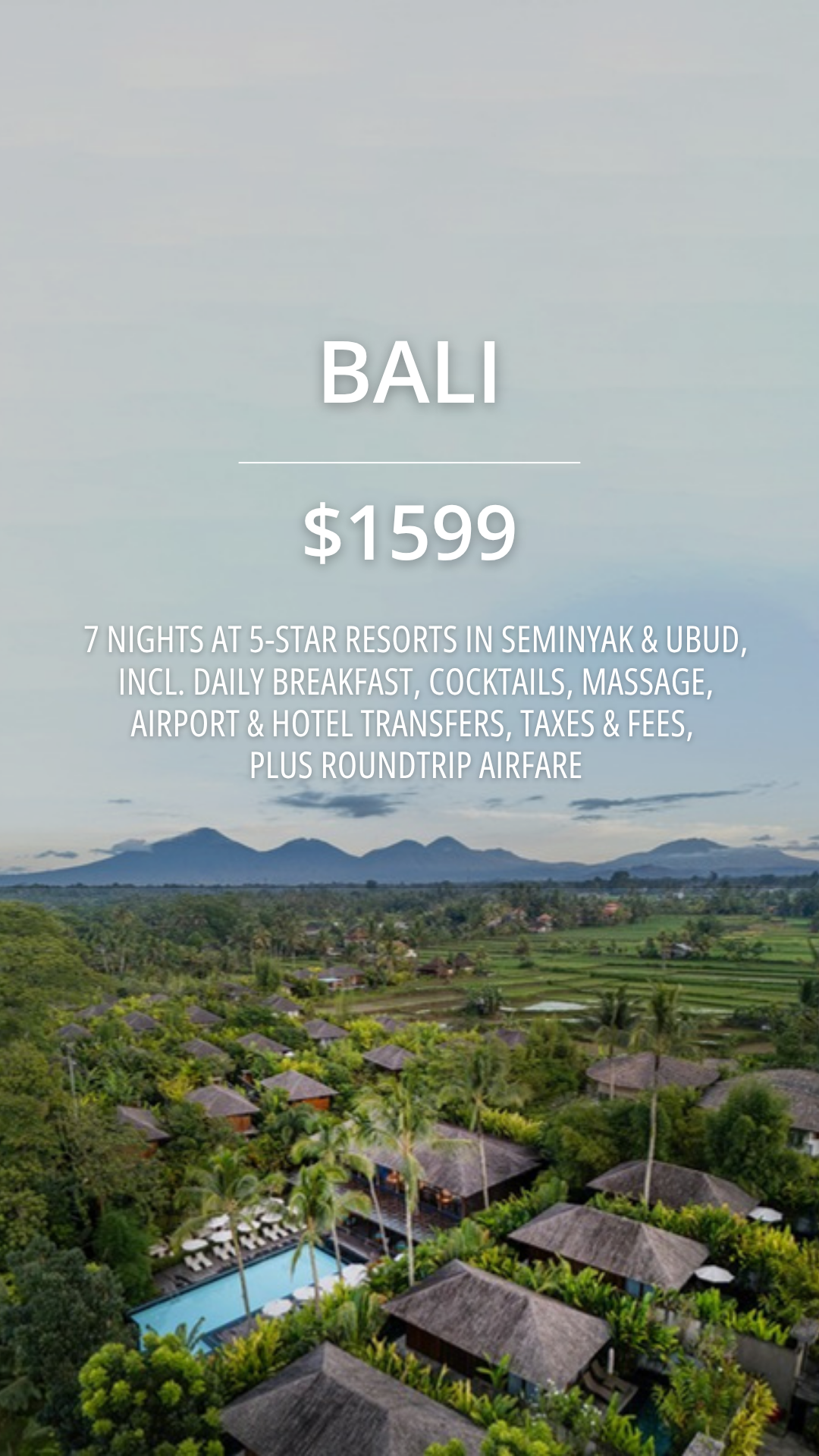 Travelzoo Facebook ad