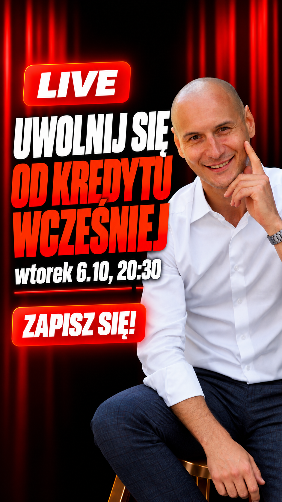 Ronald Szczepankiewicz Ekspert Finansowy Facebook ad: Zapisz się na live
