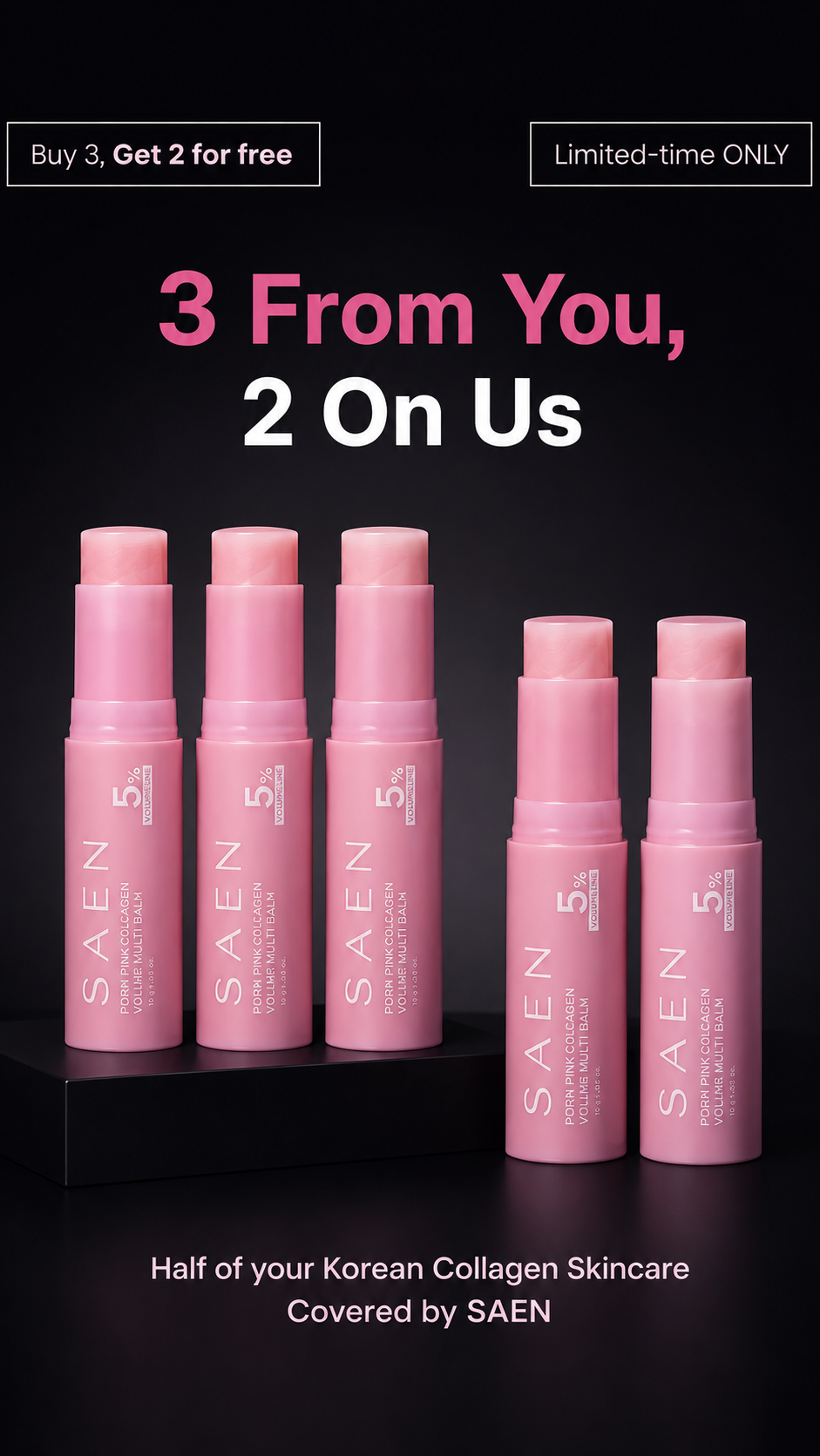 SAEN Skincare Facebook ad