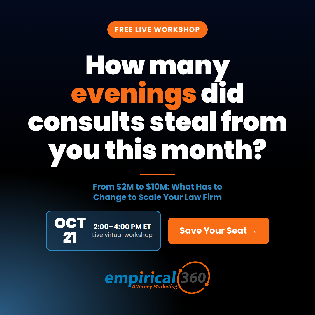 Empirical 360 Facebook ad: Get Your Evenings Back