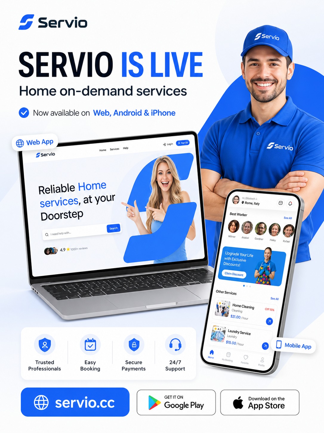 Servio Facebook ad