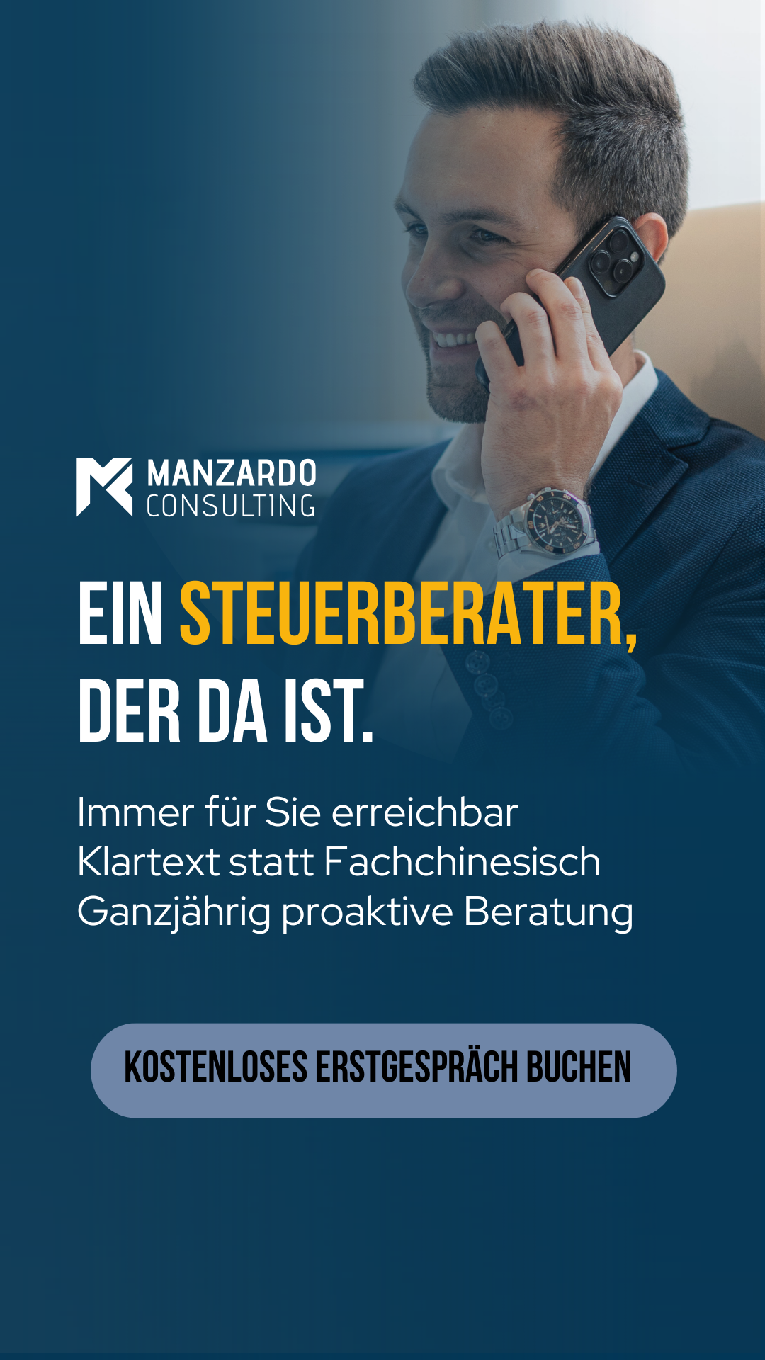 Manzardo Consulting Facebook ad from Feb 27, 2026