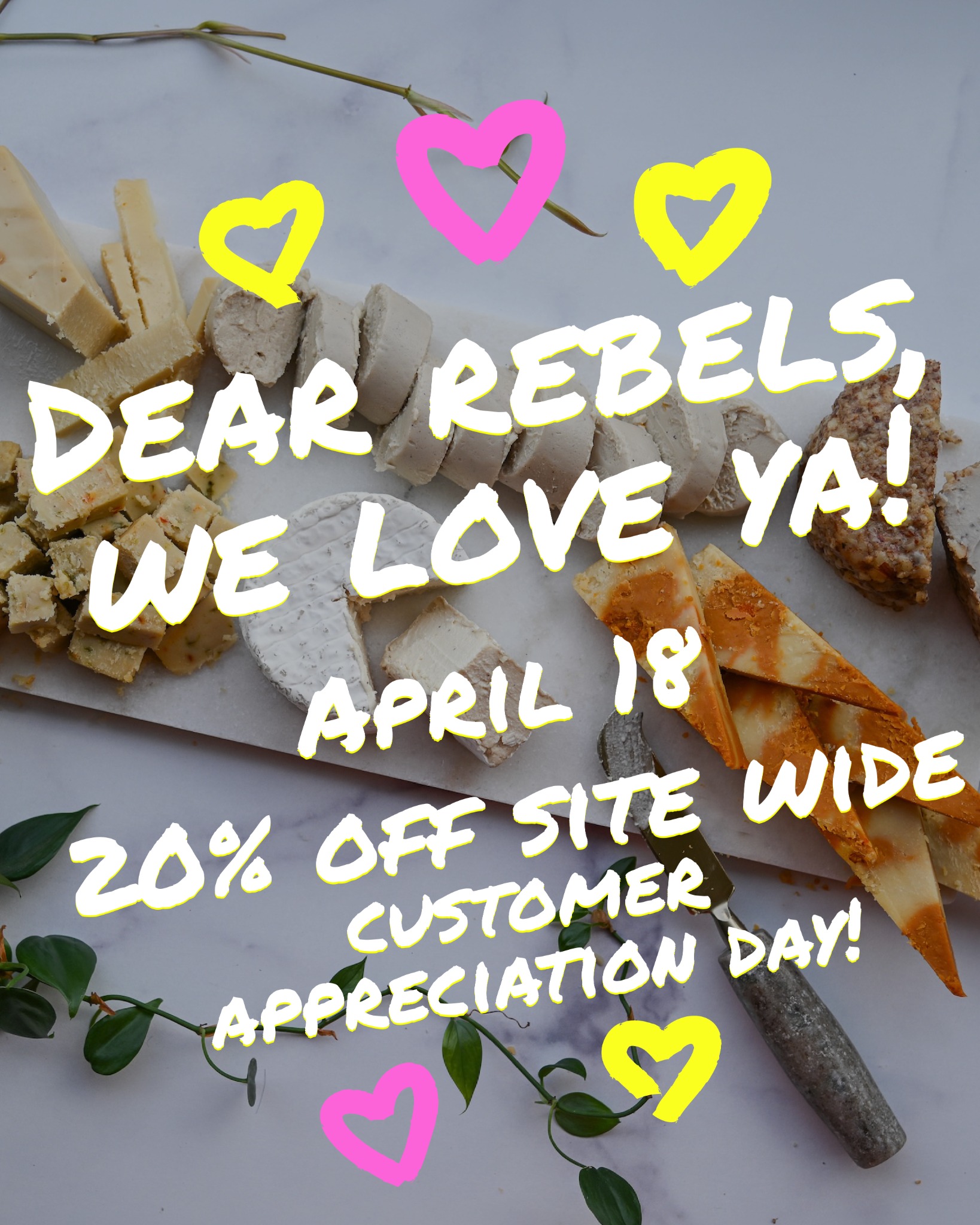 Rebel Cheese Facebook ad