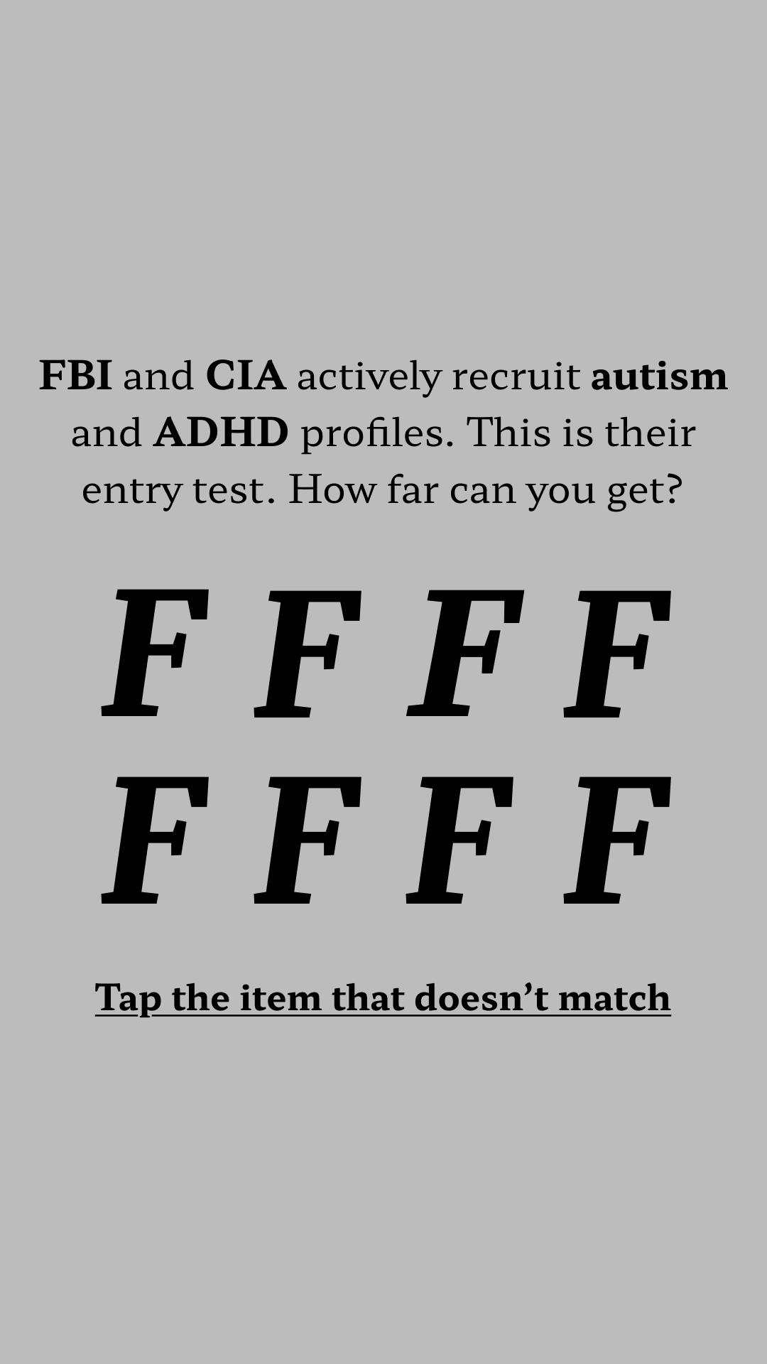Brain Health Check Facebook ad