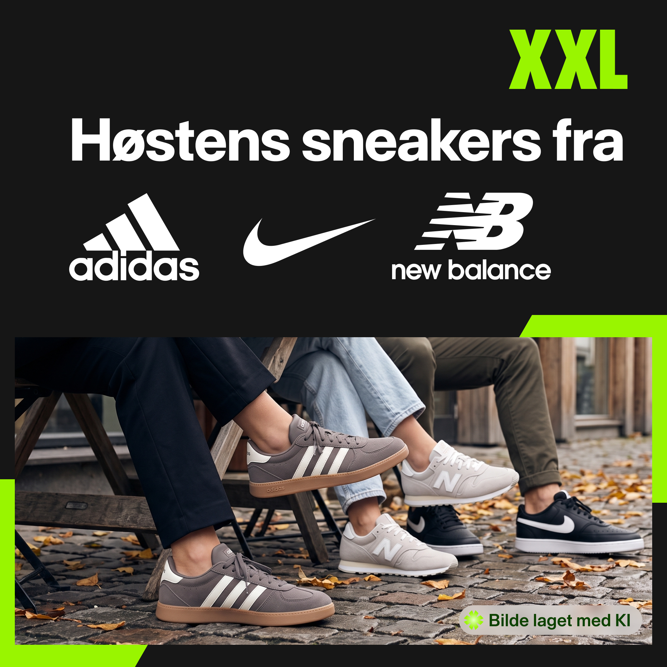 XXL Sport & Villmark Facebook ad: Høstens sneakers er her