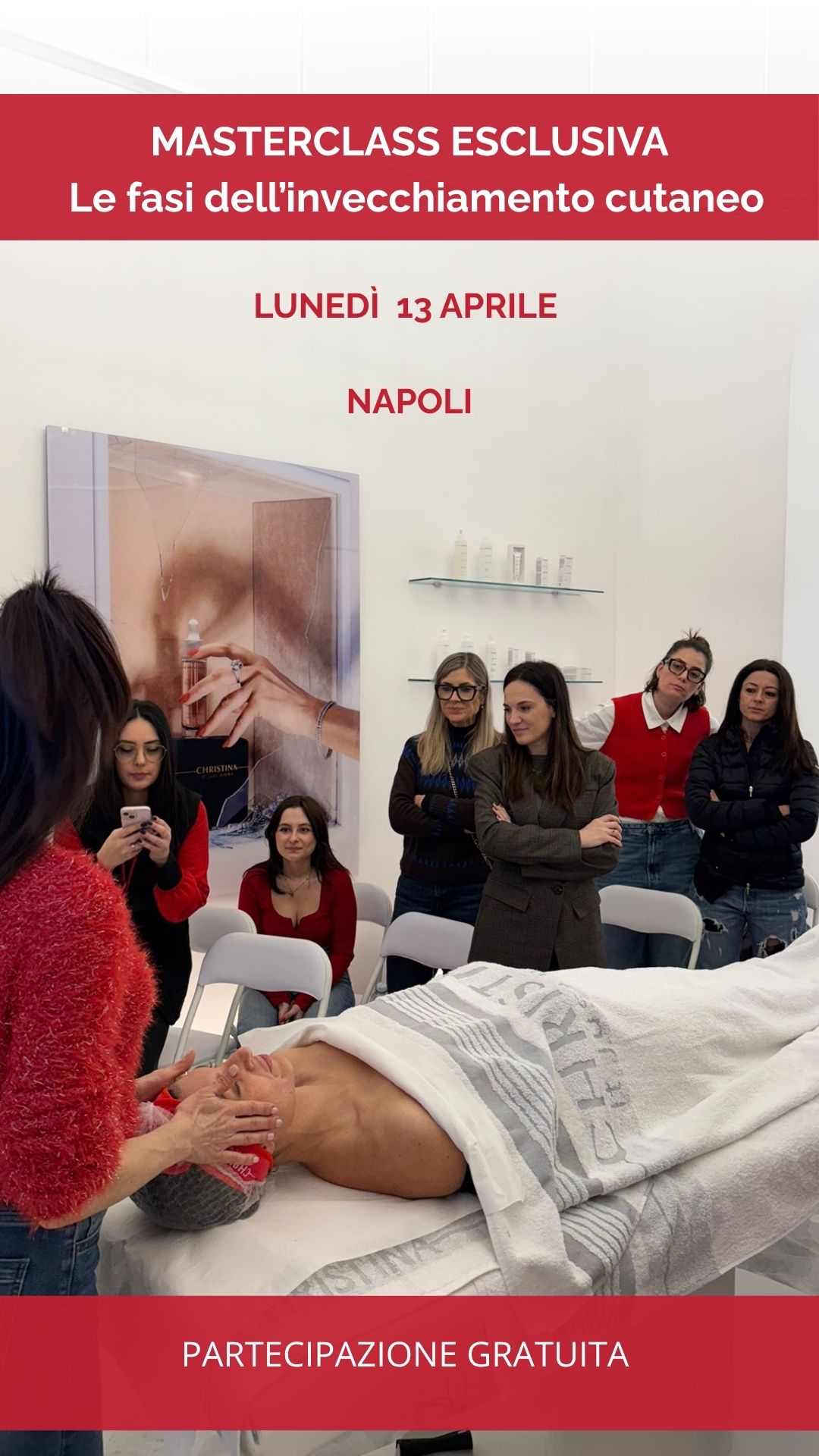 Christina Professional Skincare Italia Facebook ad: Napoli | 13 Aprile MASTERCLASS ESCLUSIVA