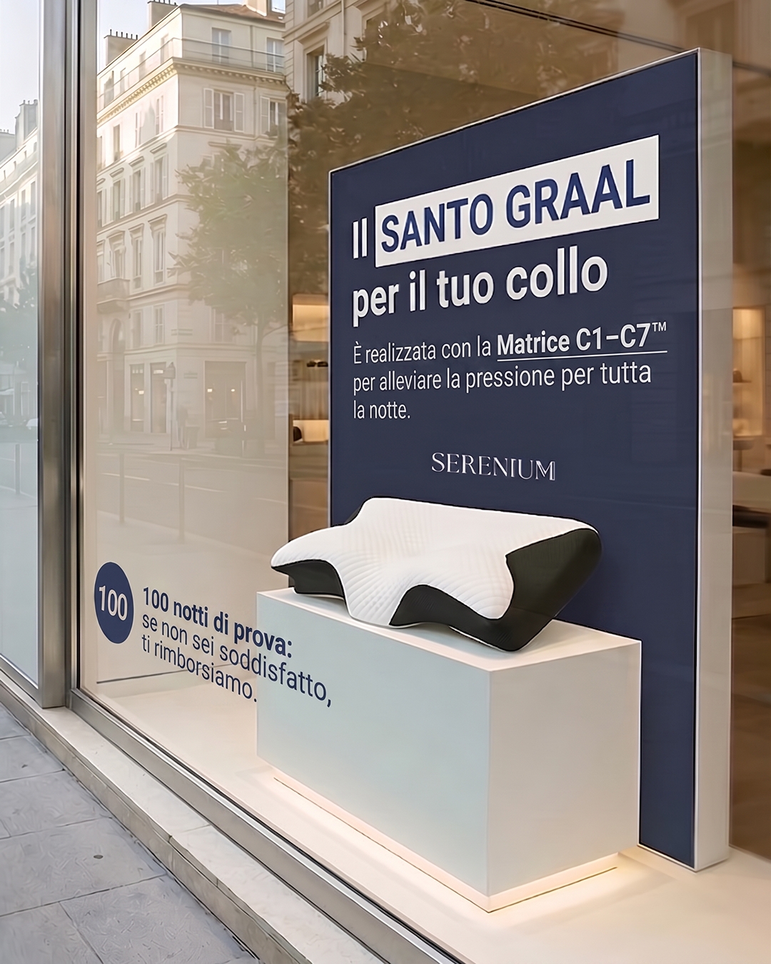 Benessere Serenium Facebook ad: Liberati dal dolore cervicale