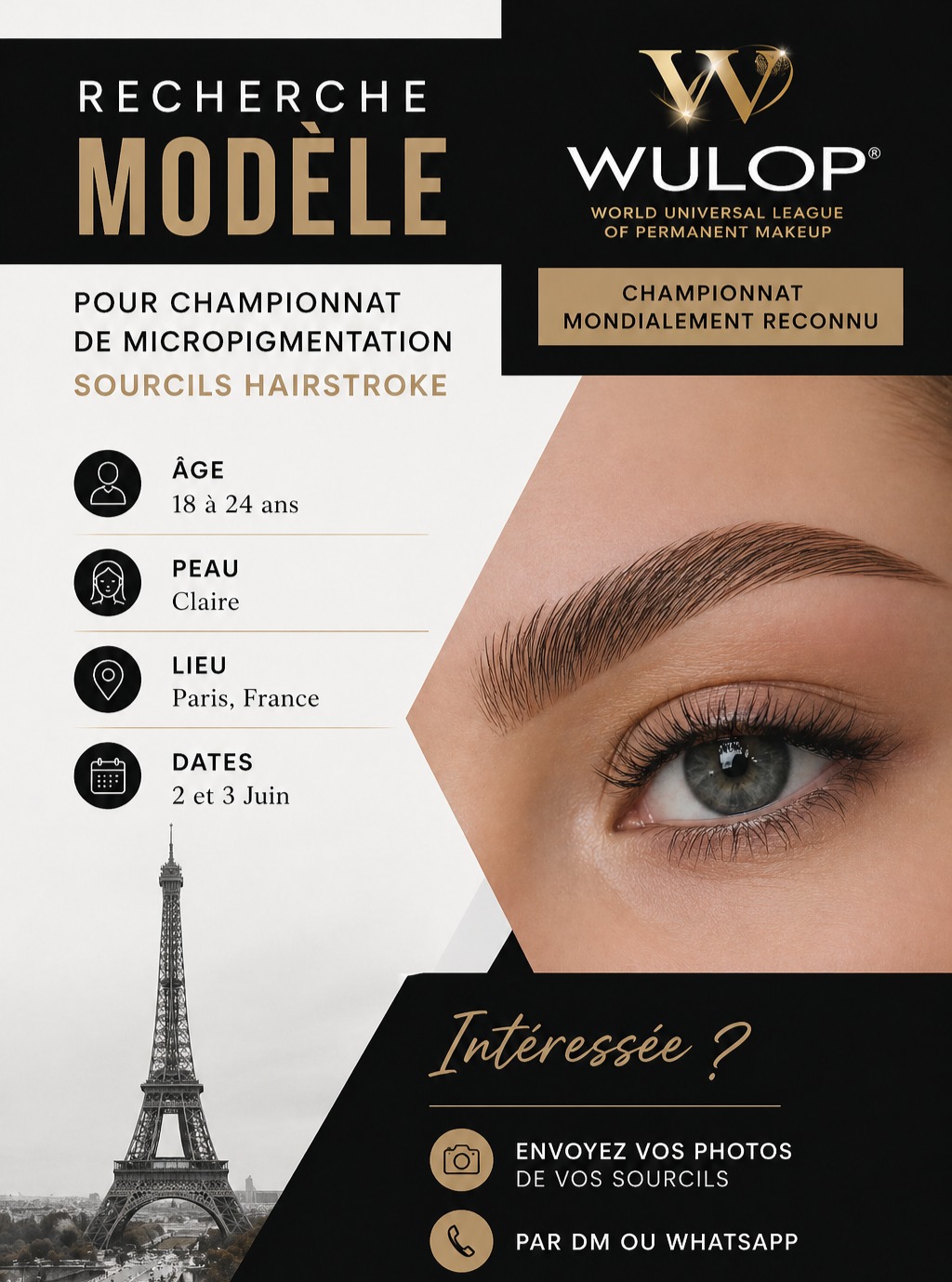 Microblading Bless Queen Facebook ad