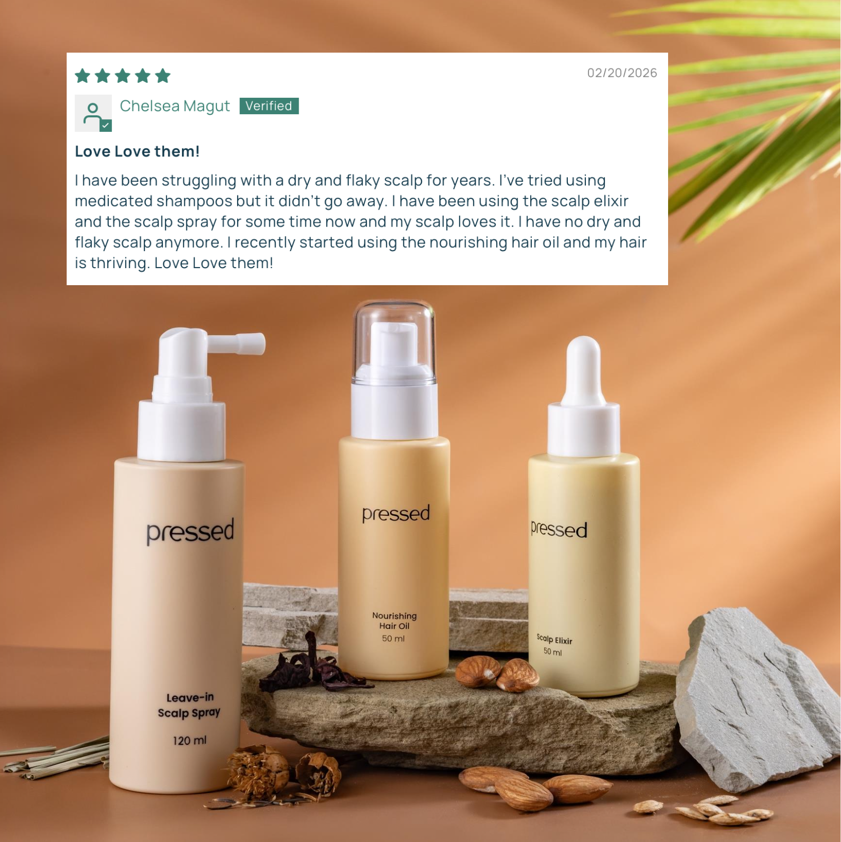 Pressed Facebook ad