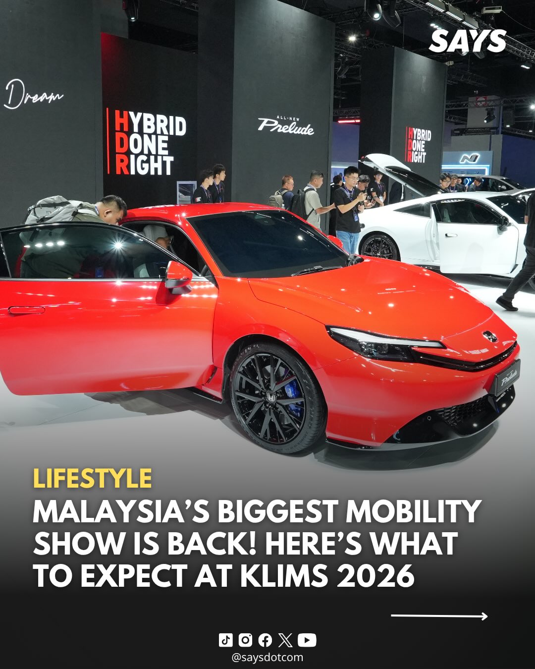 SAYS Facebook ad: Kuala Lumpur International Mobility Show 2026 (KLIMS) has…