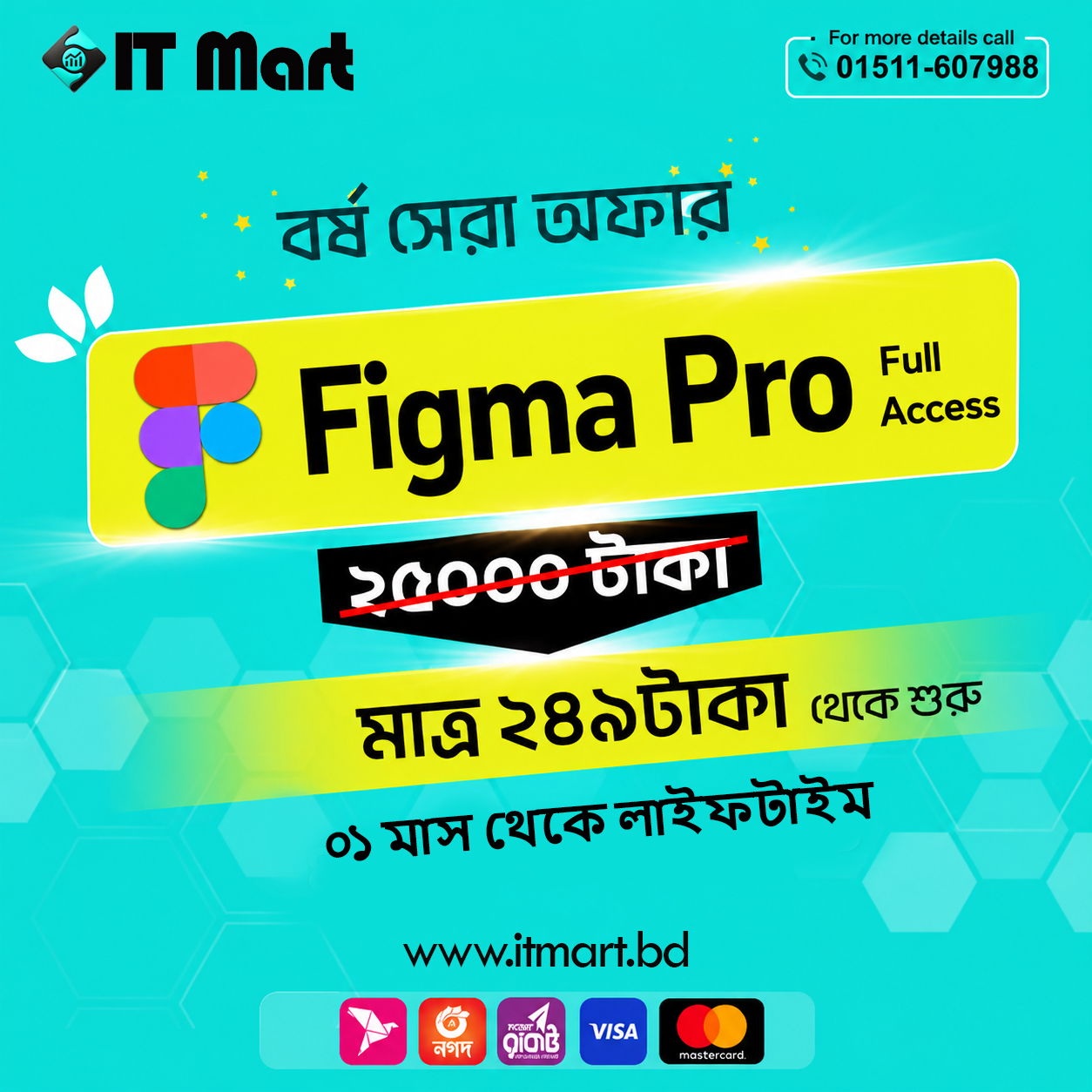 It Mart Facebook ad: F!gm@ Pro Full Access এখন IT Mart থেকে