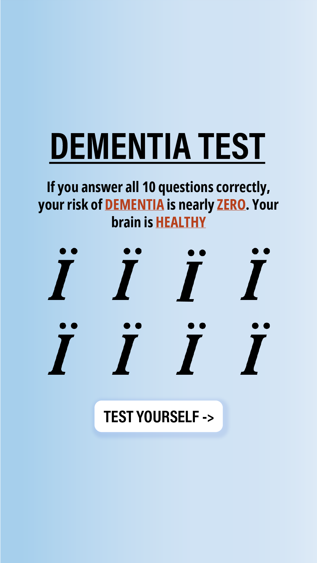 Brain Health Check Facebook ad
