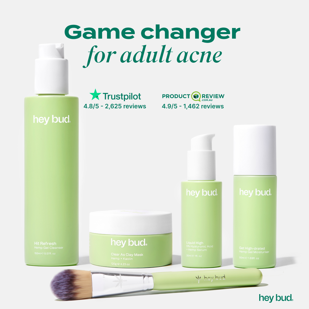 Hey Bud Skincare Facebook ad