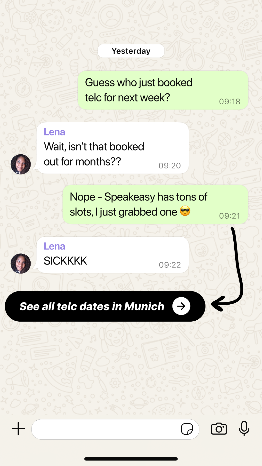 Speakeasy München Facebook ad