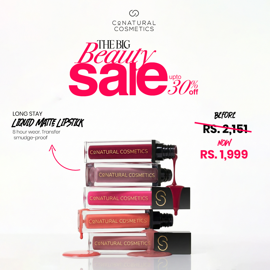 Conatural Cosmetics Facebook ad: THE BIG BEAUTY SALE