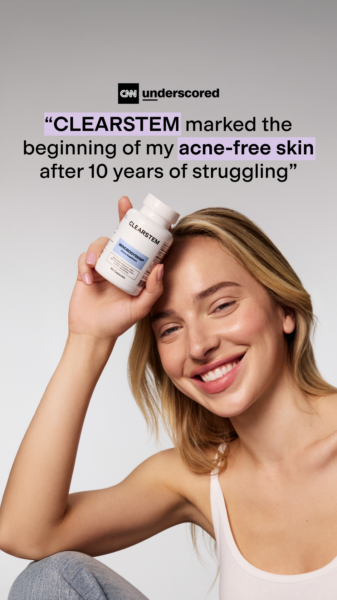 CLEARSTEM Skincare Facebook ad
