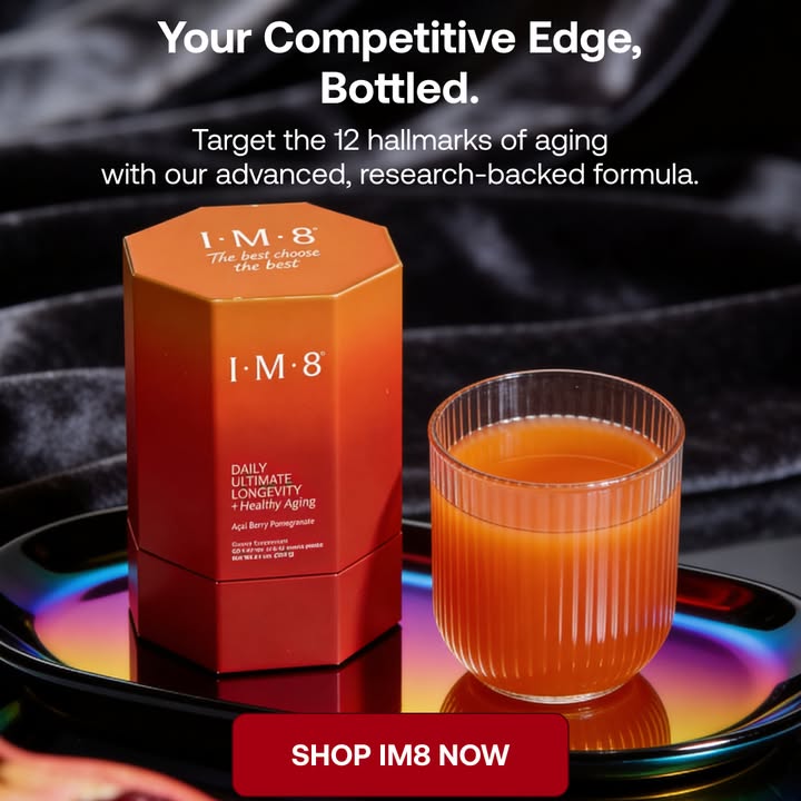 IM8 Global Facebook ad: Longevity Starts at the Cellular Level