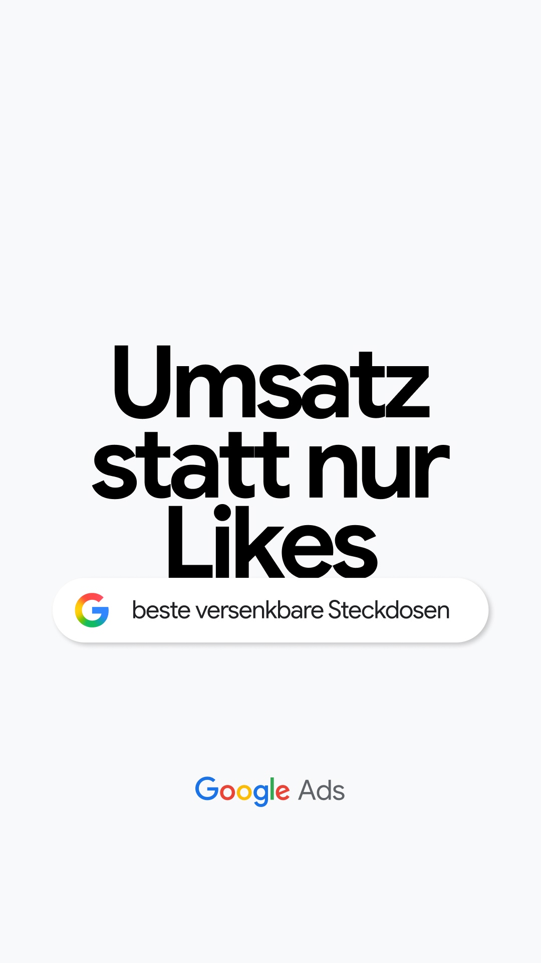 Google Ads Facebook ad