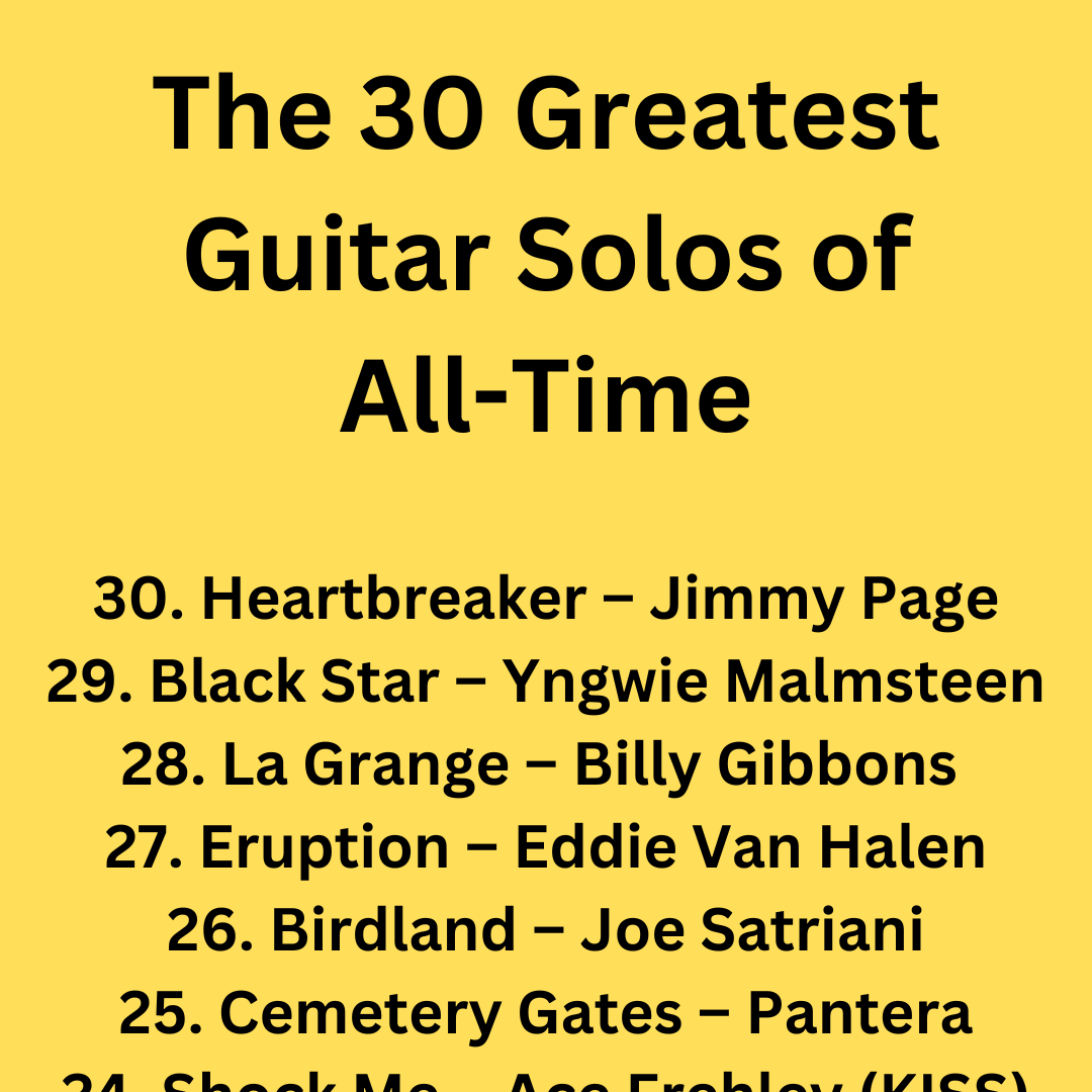 Chaospin Facebook ad: The 30 Greatest Guitar Solos of All-Time