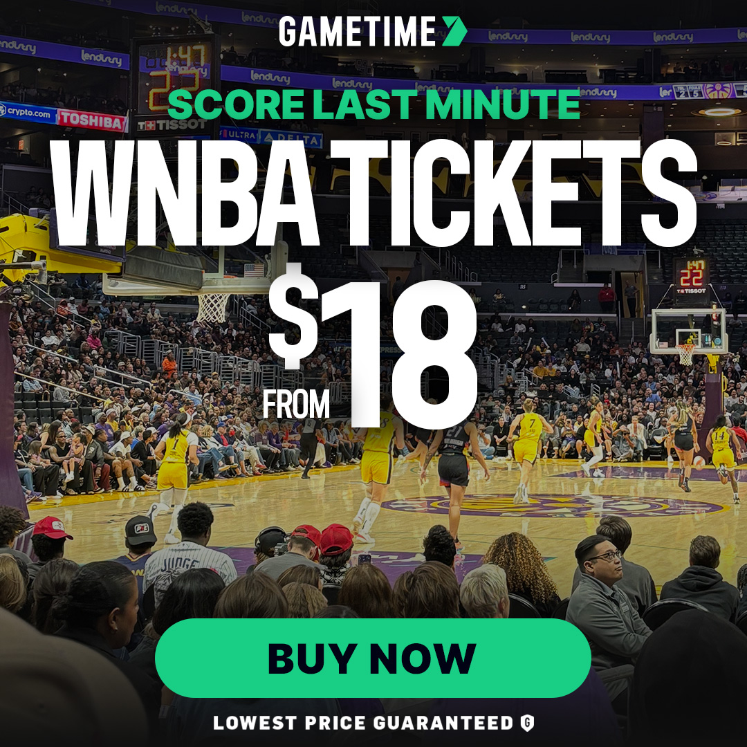 Gametime Facebook ad: Last Minute WNBA Tickets
