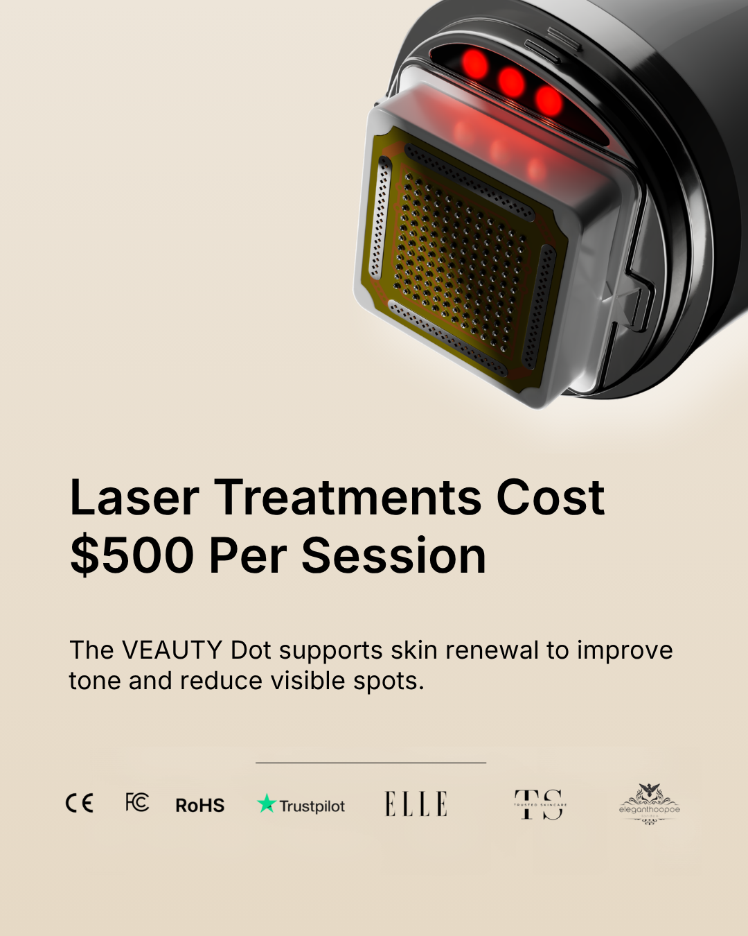 Veauty Facebook ad