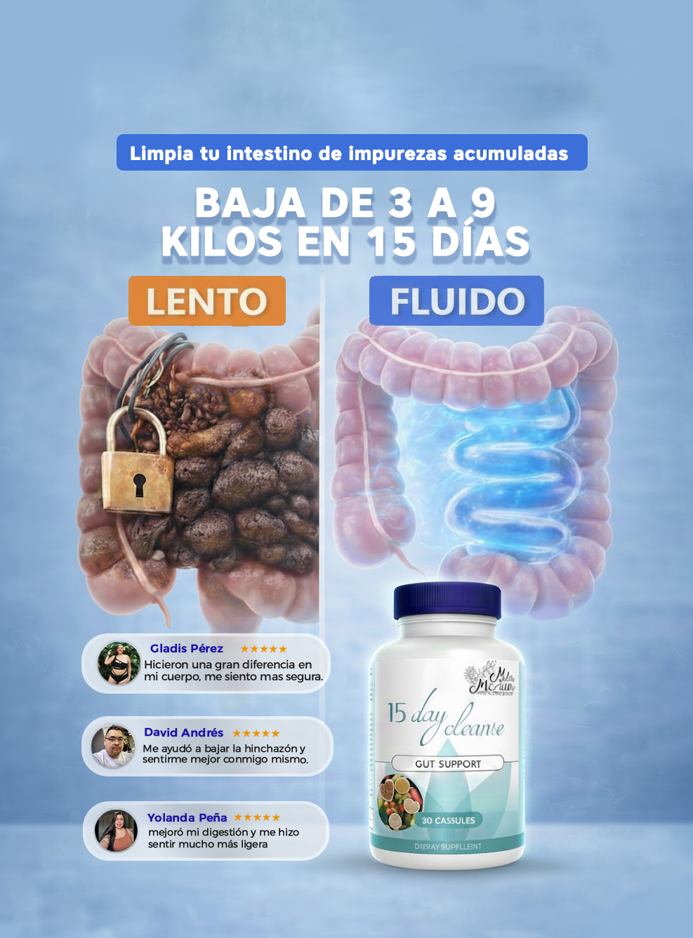 Míralo Aquí Importados. Facebook ad: No es grasa, es inflamación.
