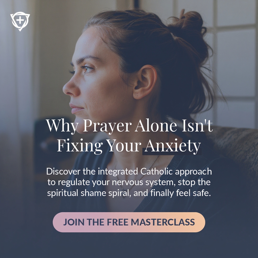 CatholicPsych Facebook ad: Anxiety Isn't a Faith Problem
