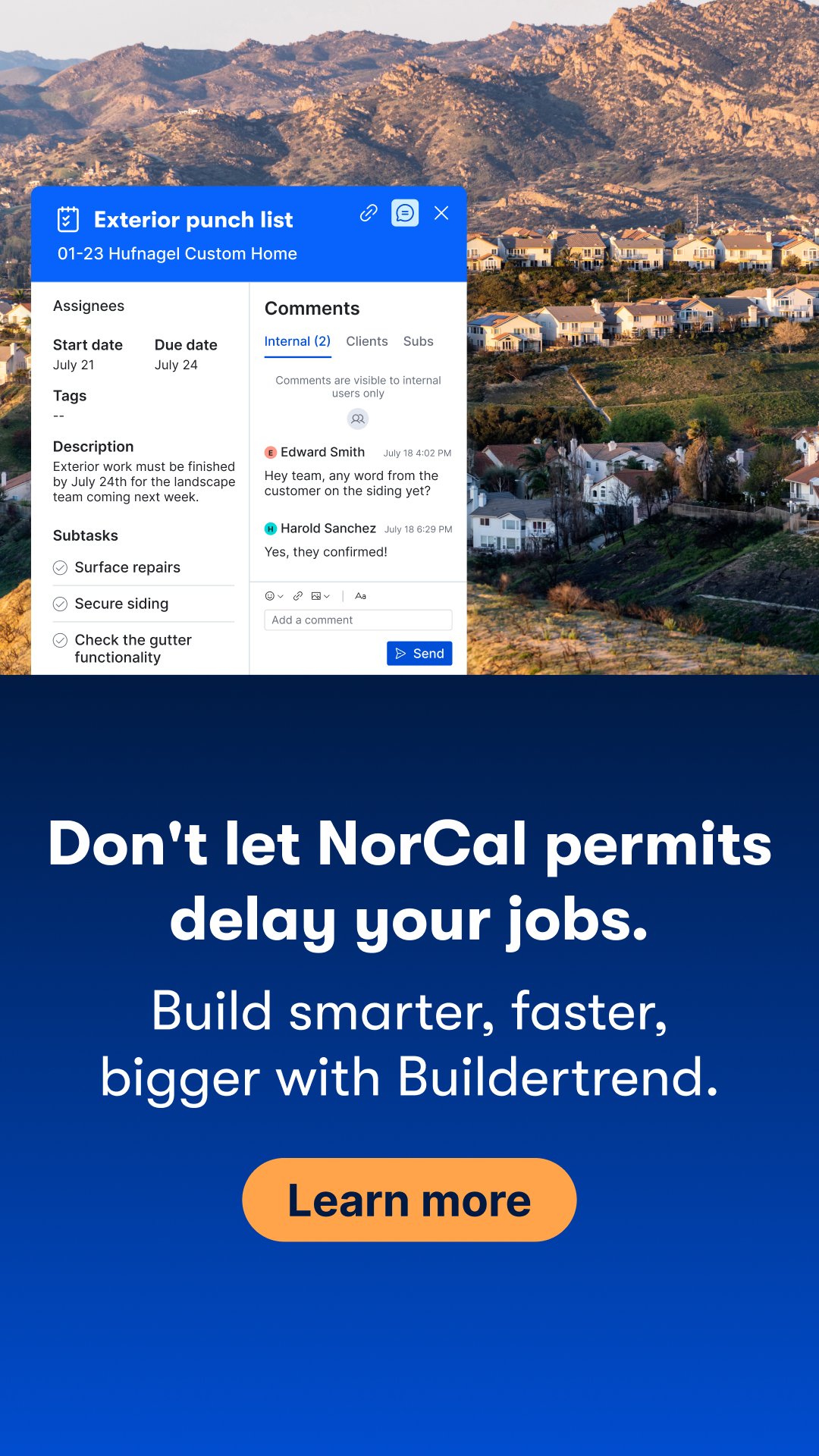 Buildertrend Facebook ad