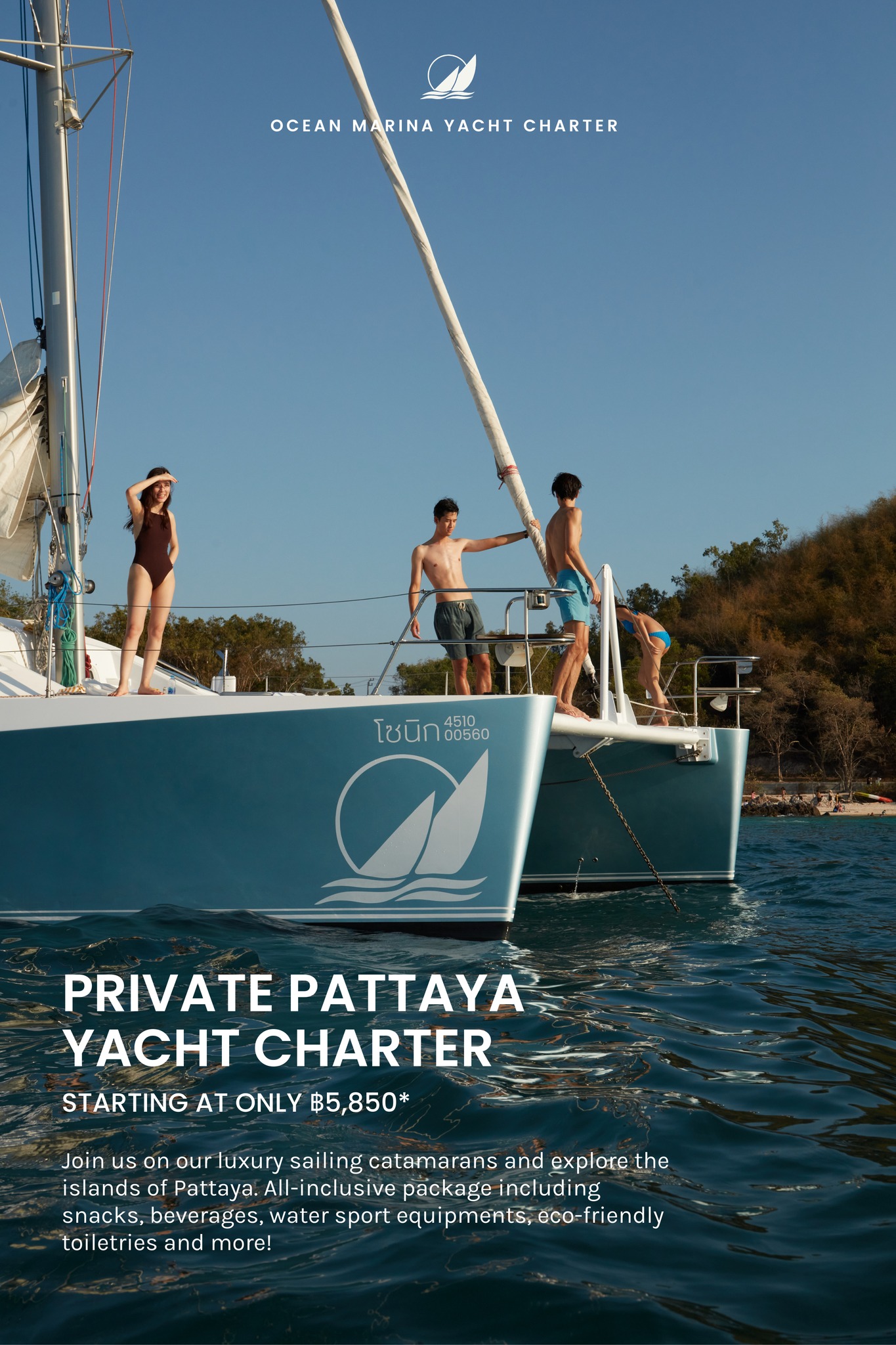 Ocean Marina Yacht Charter Facebook ad