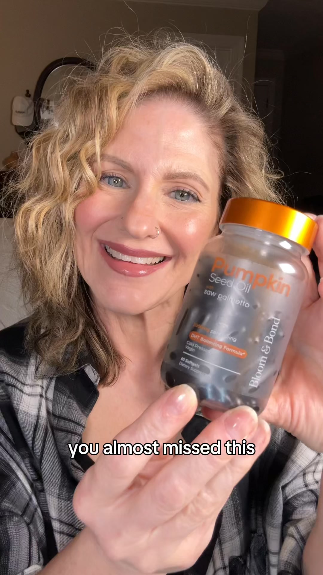 Bloom & Bond Facebook ad: Thicker, Fuller Hair, Naturally