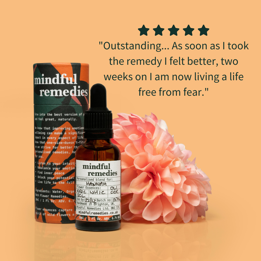 Mindful Remedies Facebook ad: Anxiety, Stress, Low Mood & more