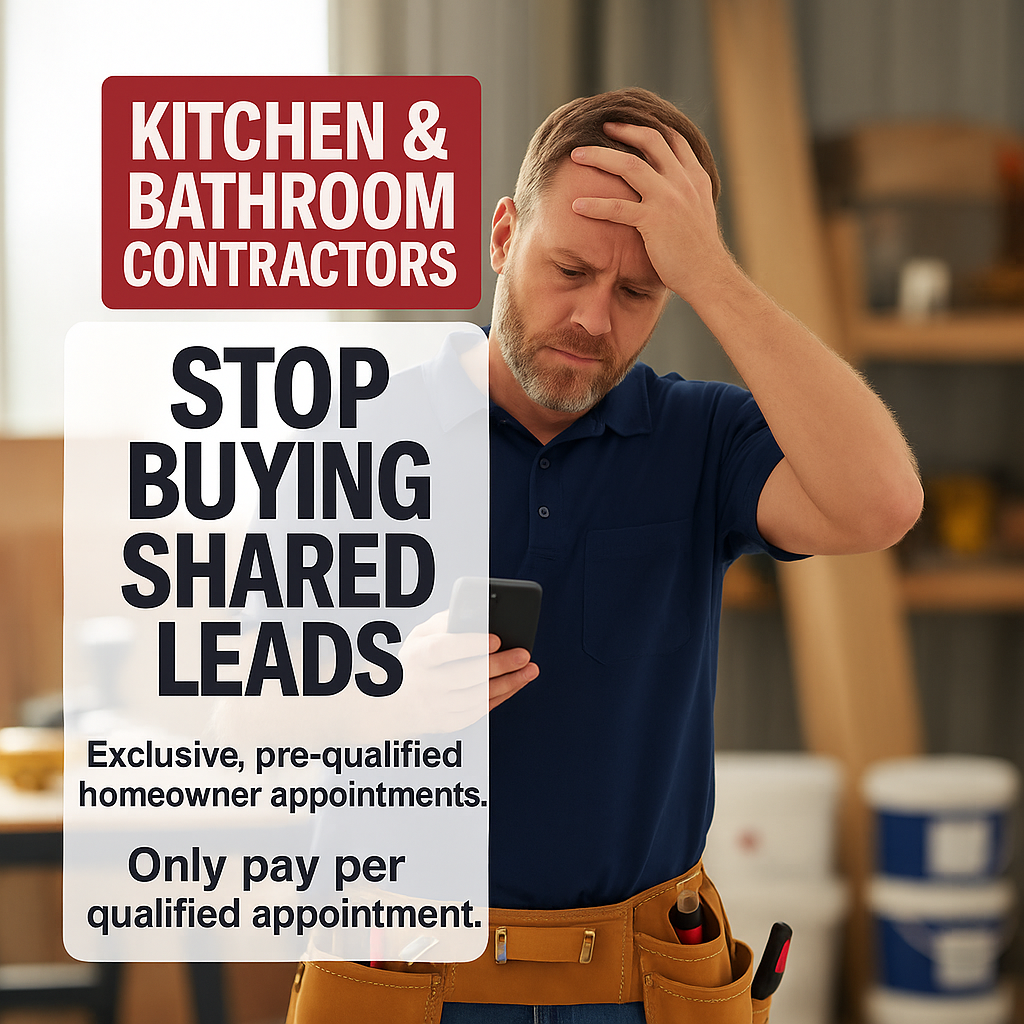 StateFlow Systems Facebook ad: STOP BUYING SHARED LEADS THAT NEVER ANSWER