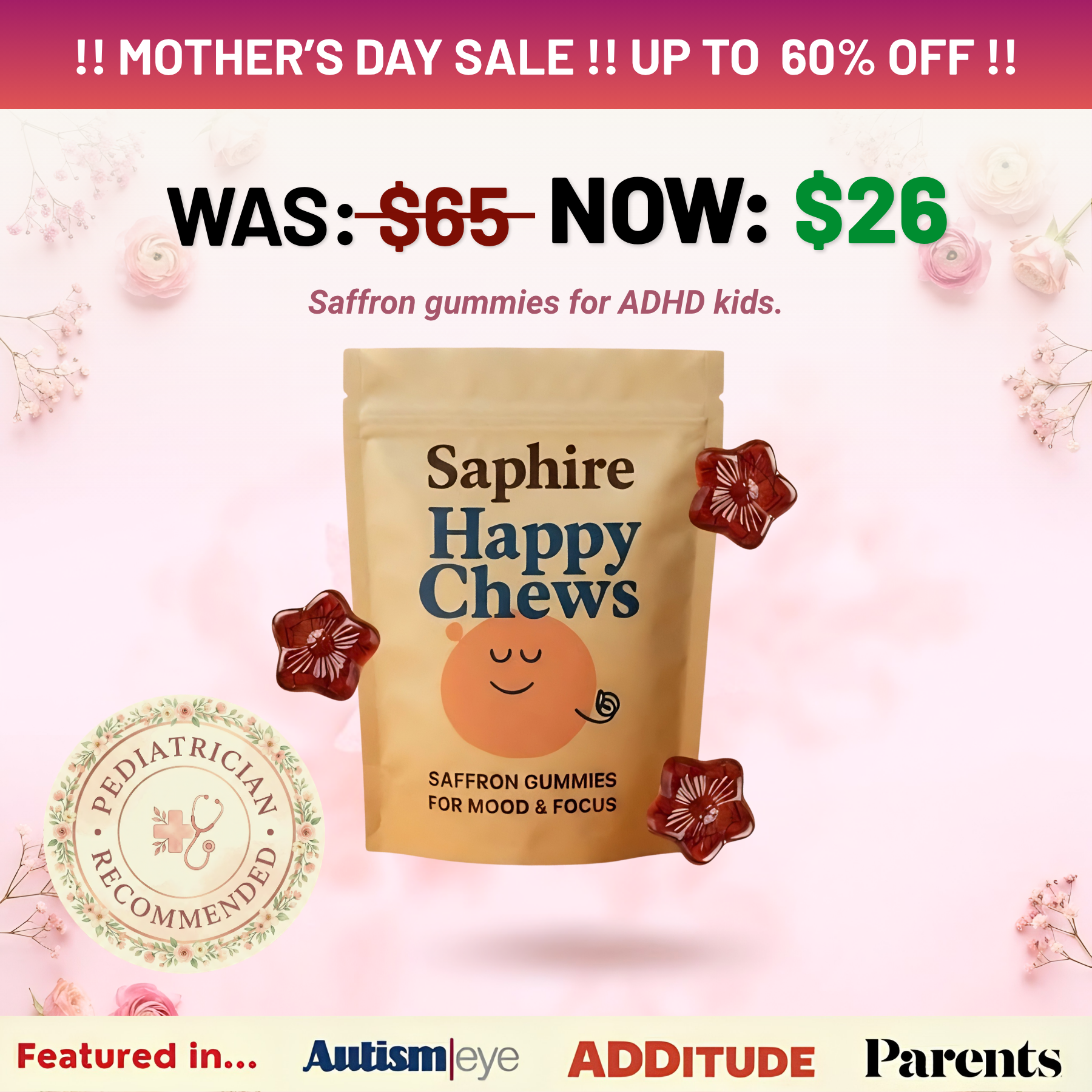Try Saphire Facebook ad